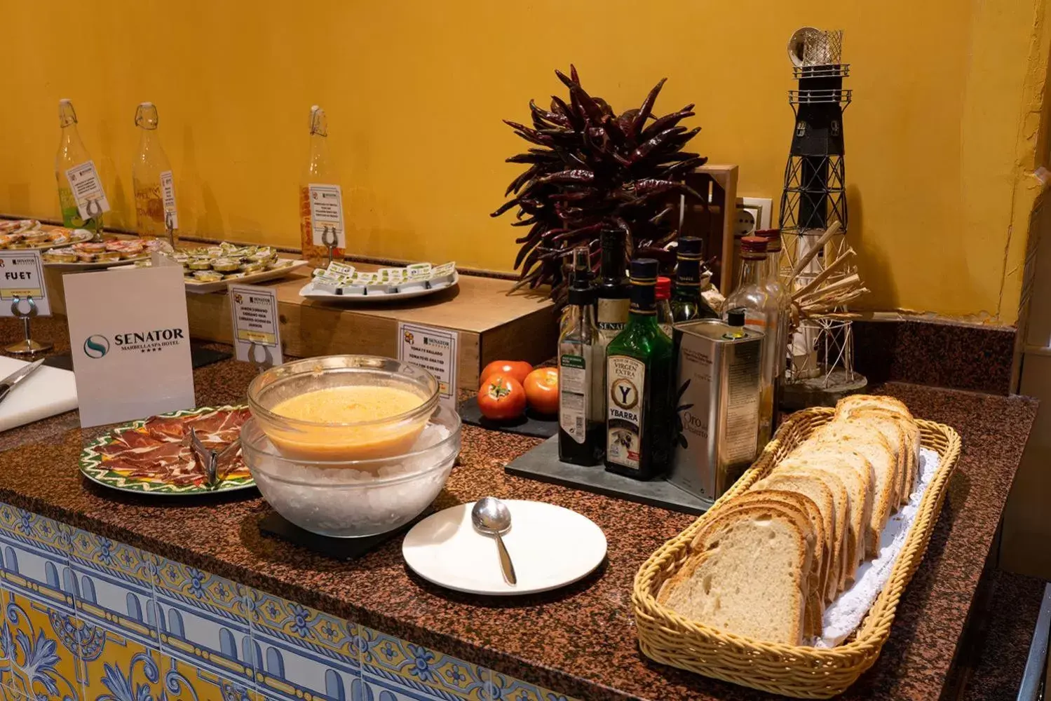 Food and drinks in Senator Marbella Spa Hotel