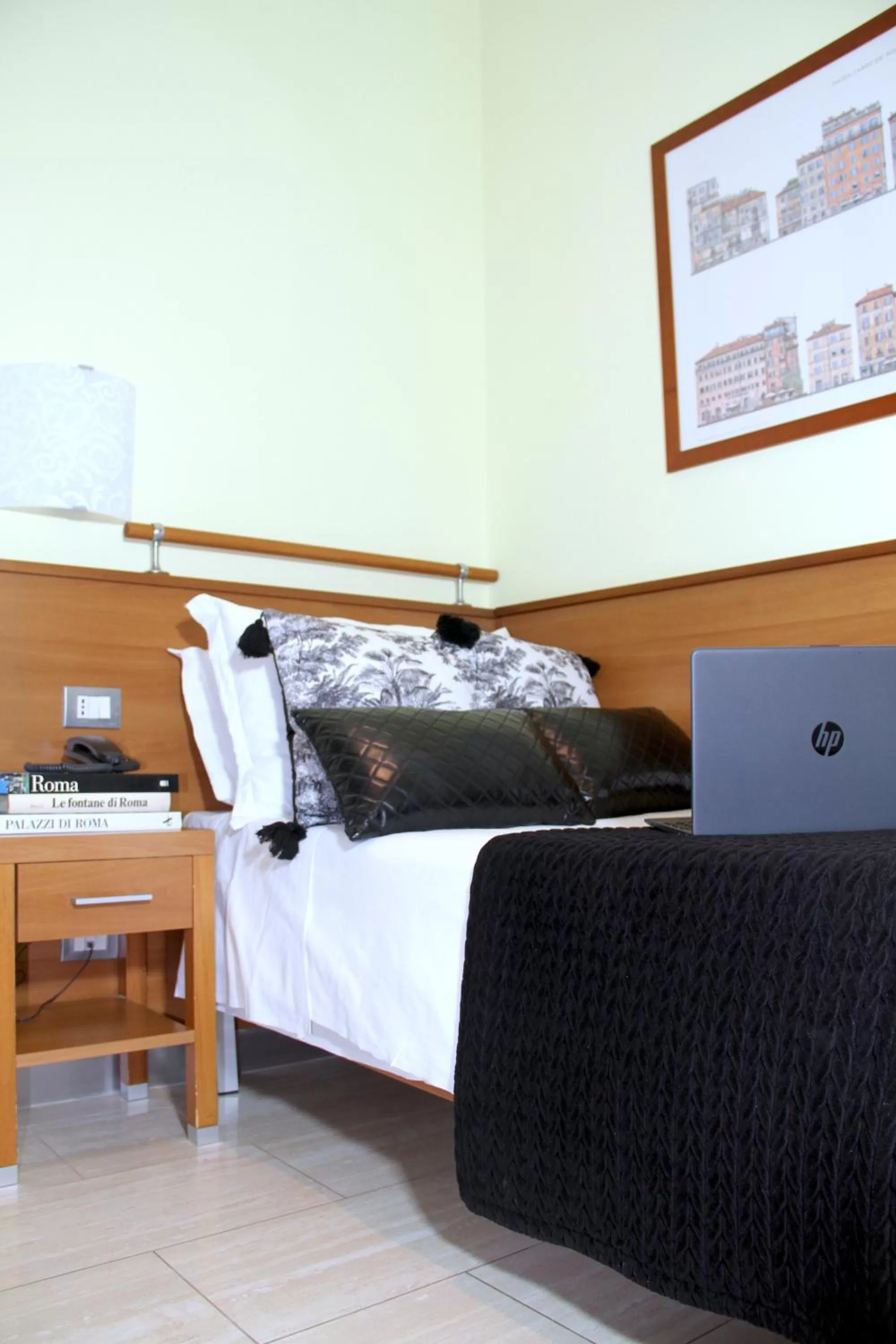 Decorative detail, Bed in Hotel Windrose