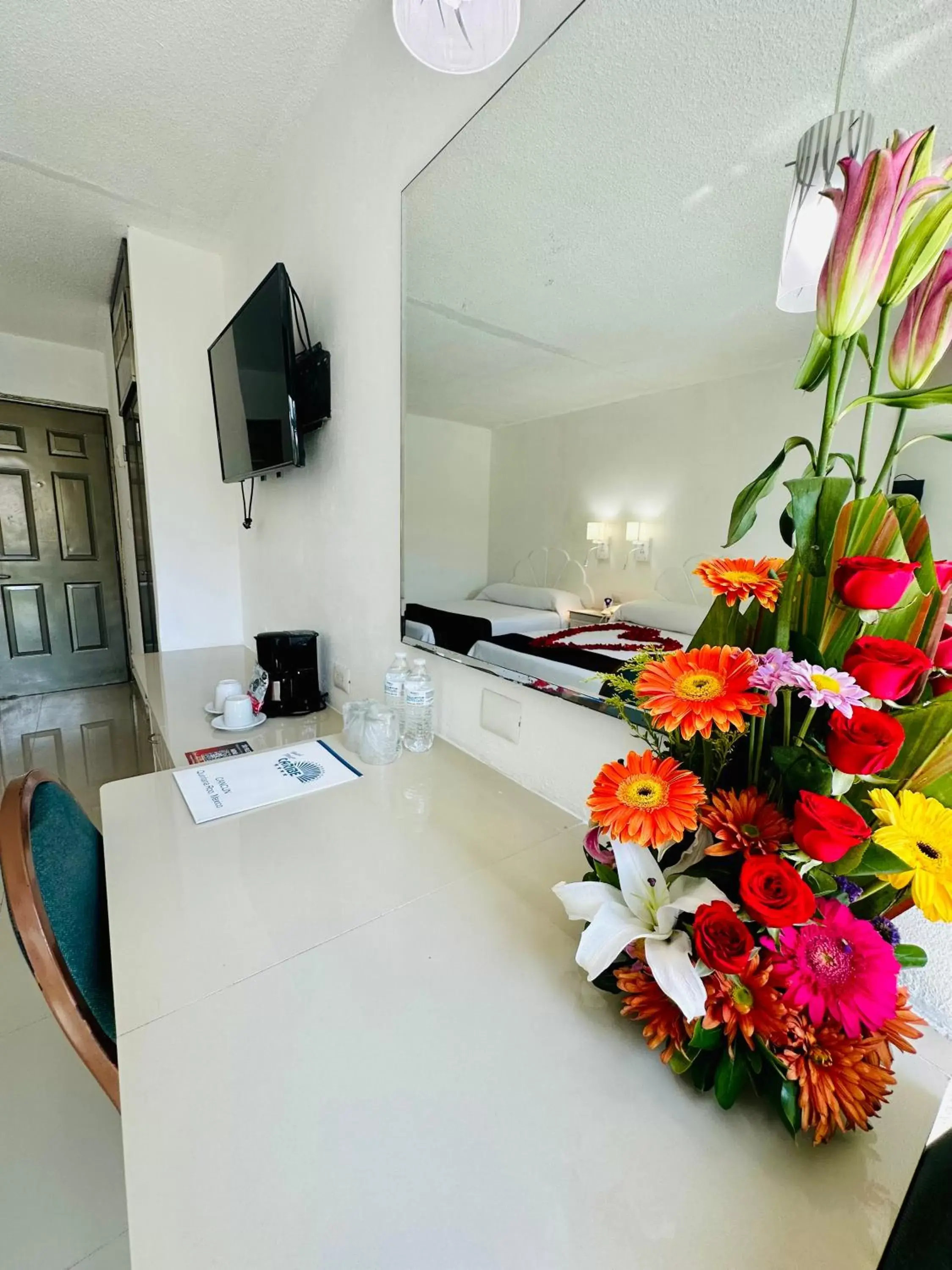 TV and multimedia, Kitchen/Kitchenette in Hotel Plaza Caribe