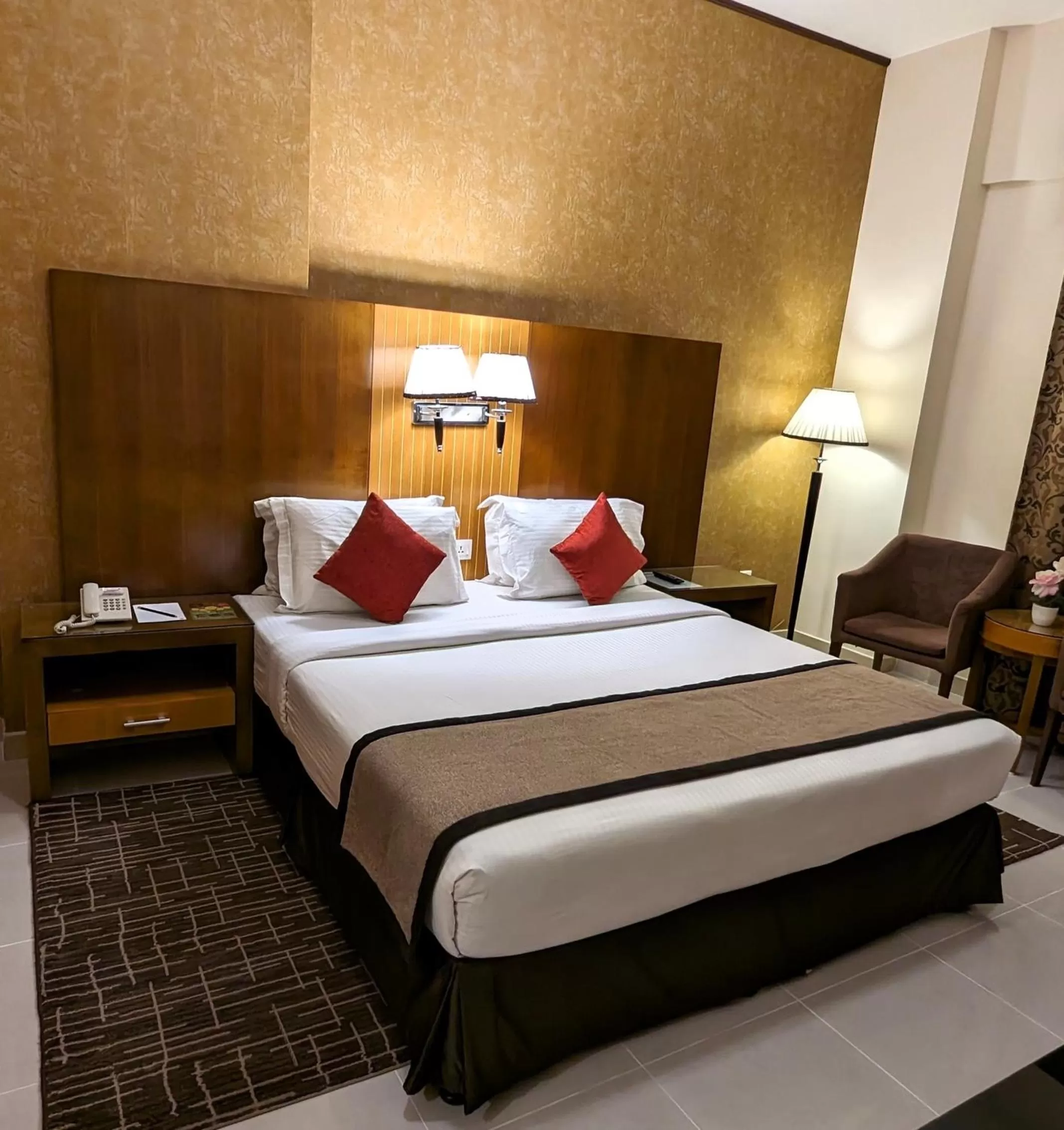 Bed in City Tower Hotel