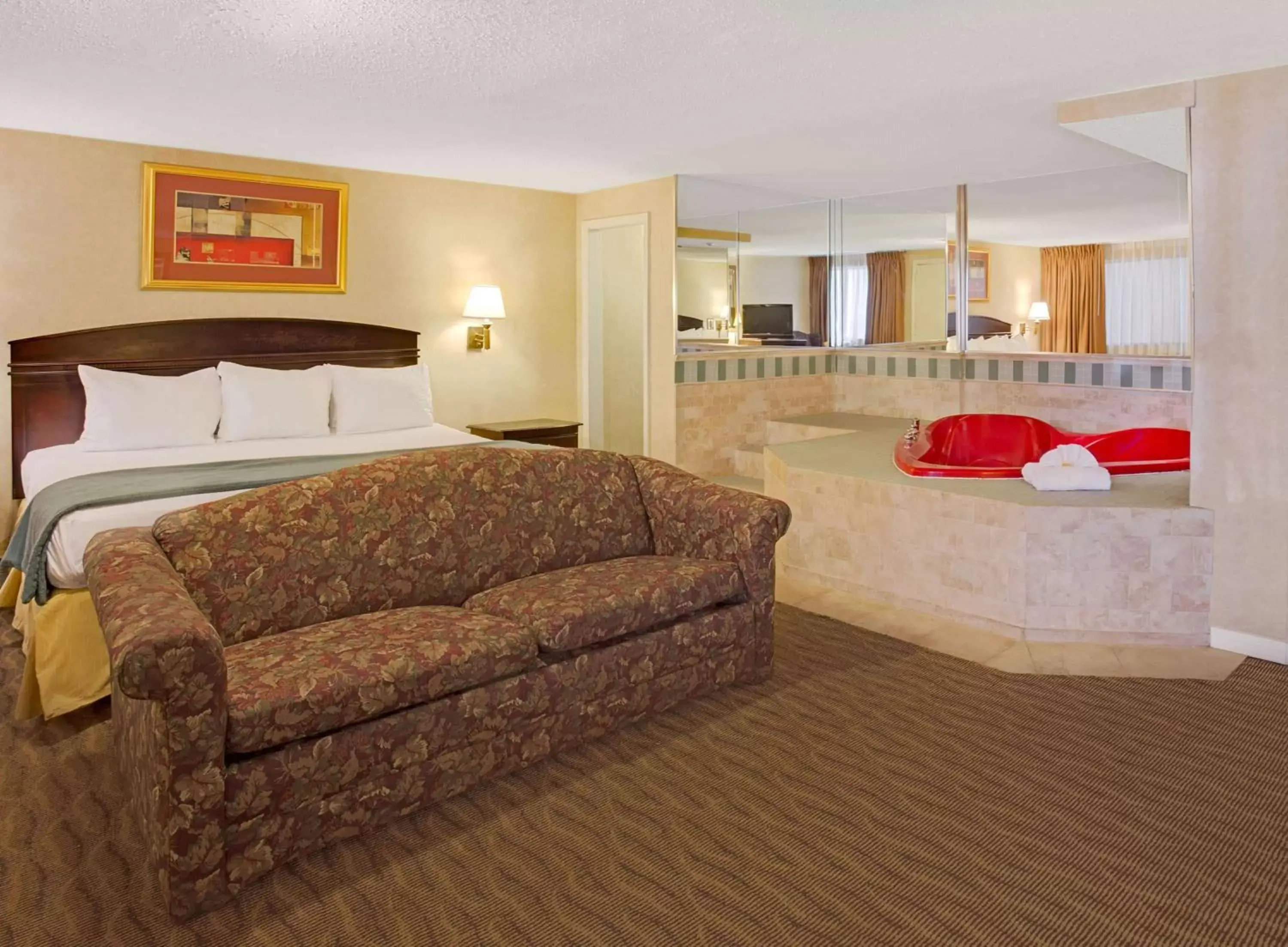 Bed in Days Inn by Wyndham Silver Spring