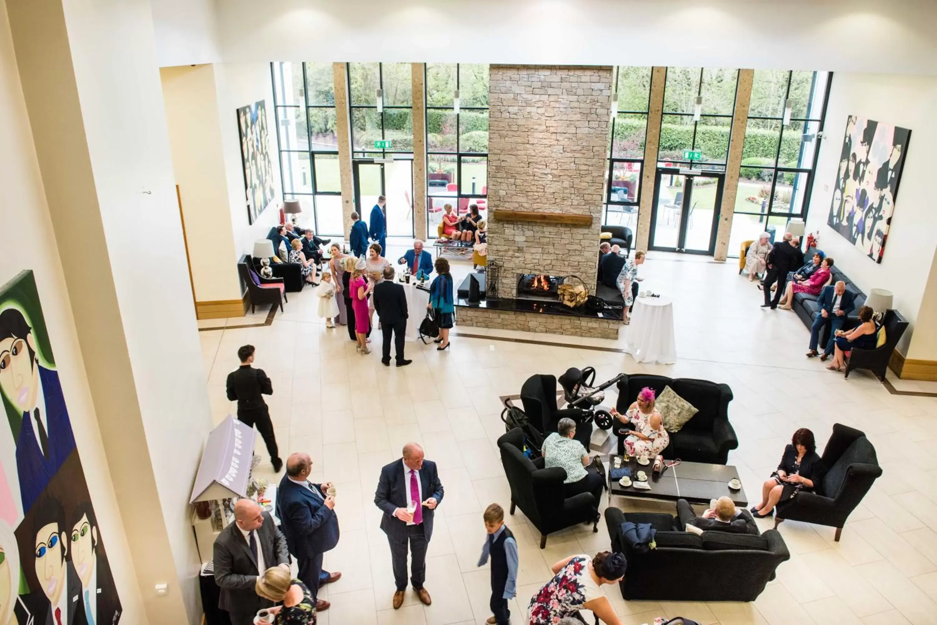 Lobby or reception in La Mon Hotel & Country Club Lobby or reception in La Mon Hotel & Country Club