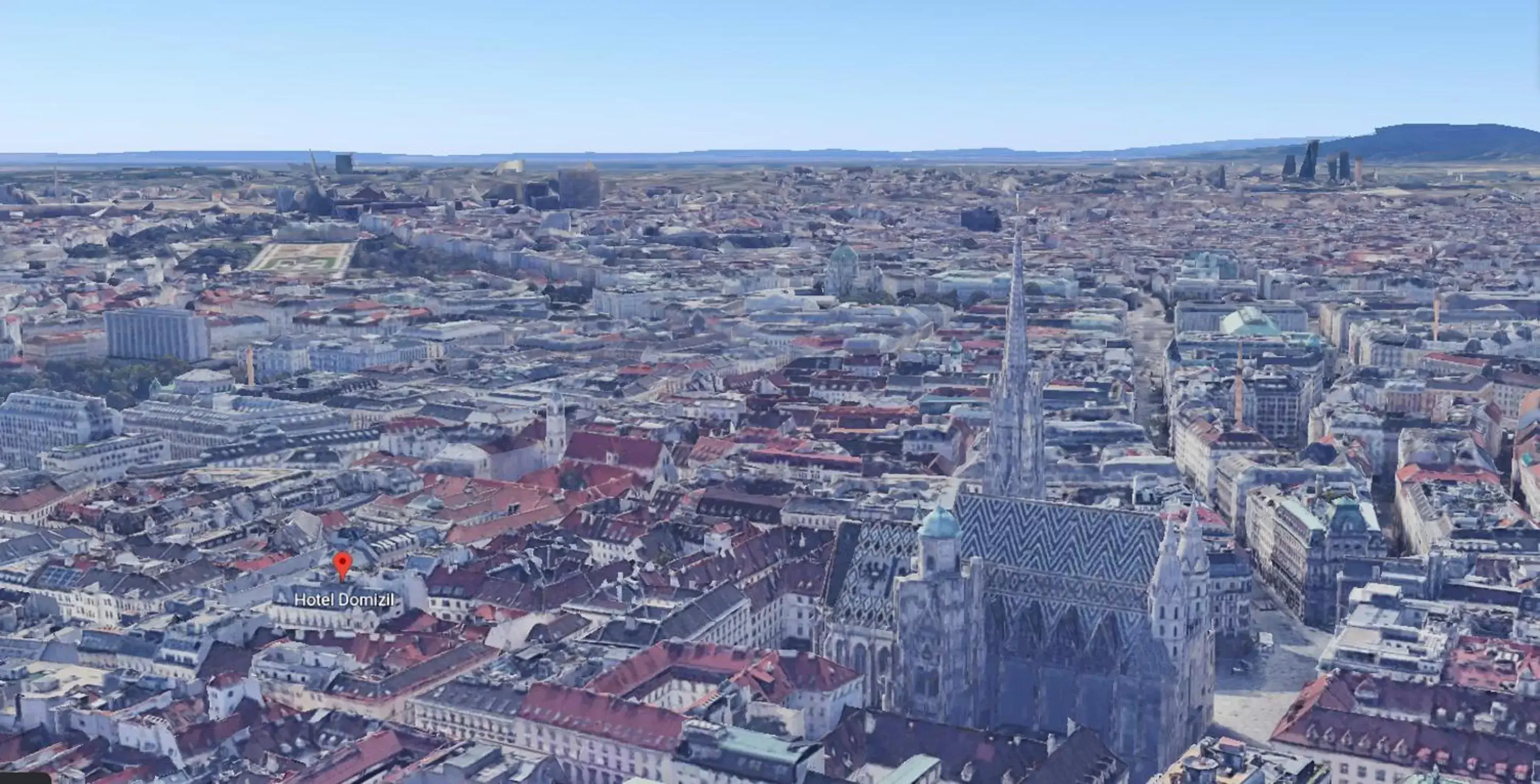 Property building in Hotel Domizil Property building in Hotel Domizil