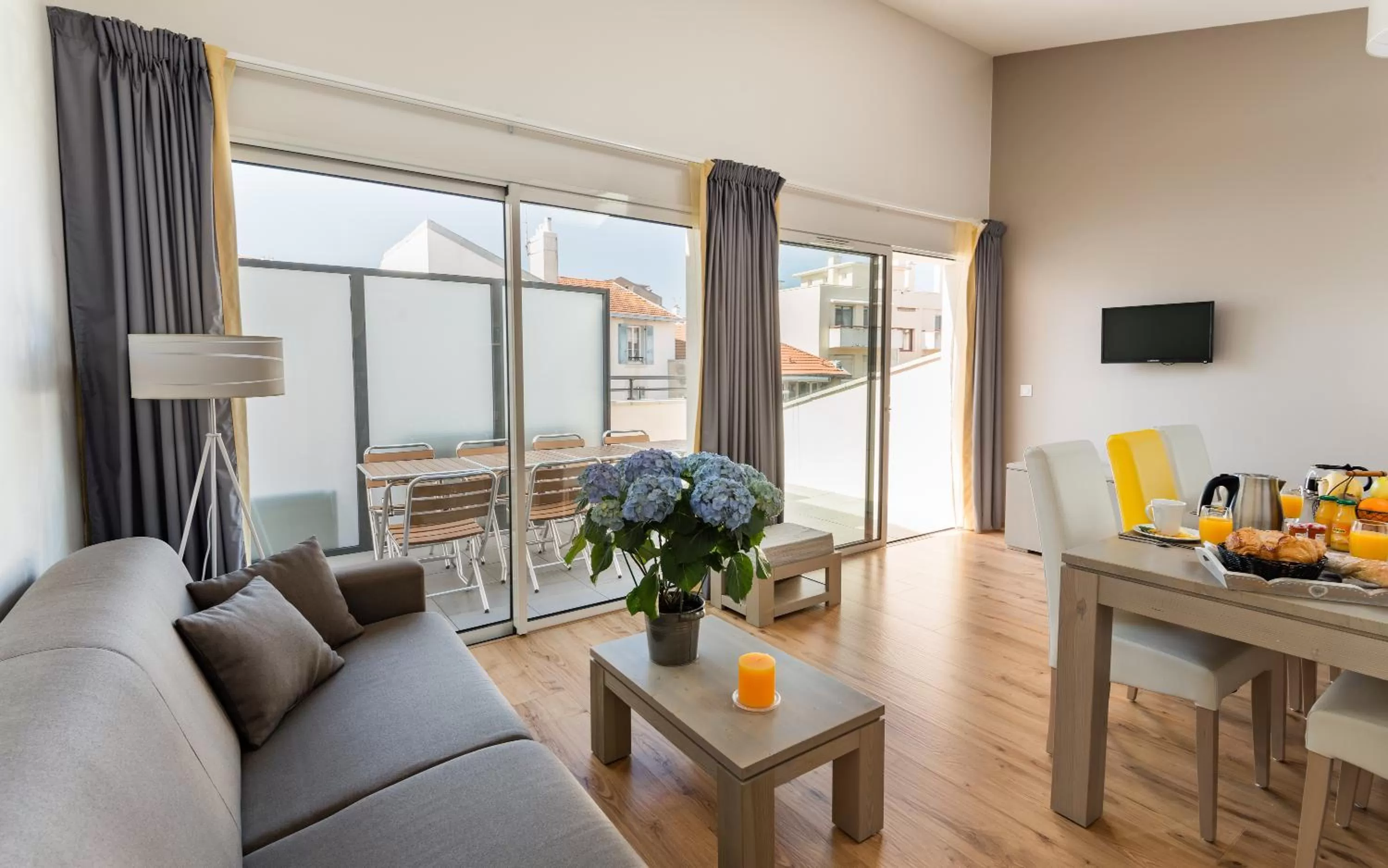 Living room in Lagrange Vacances Les Patios Eugénie