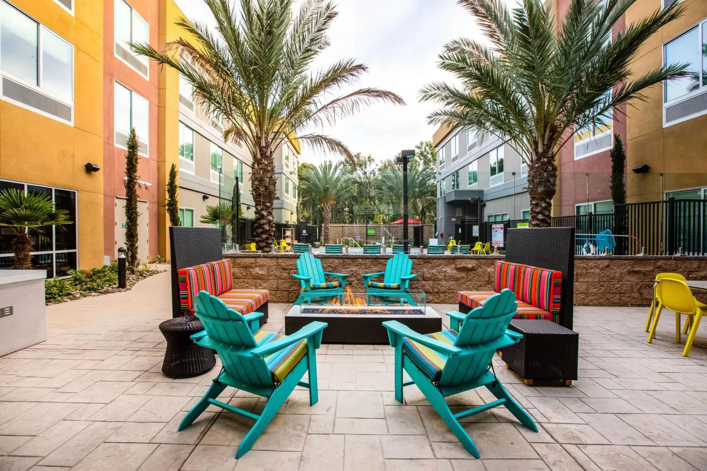 Patio in Home2 Suites By Hilton Carlsbad, Ca