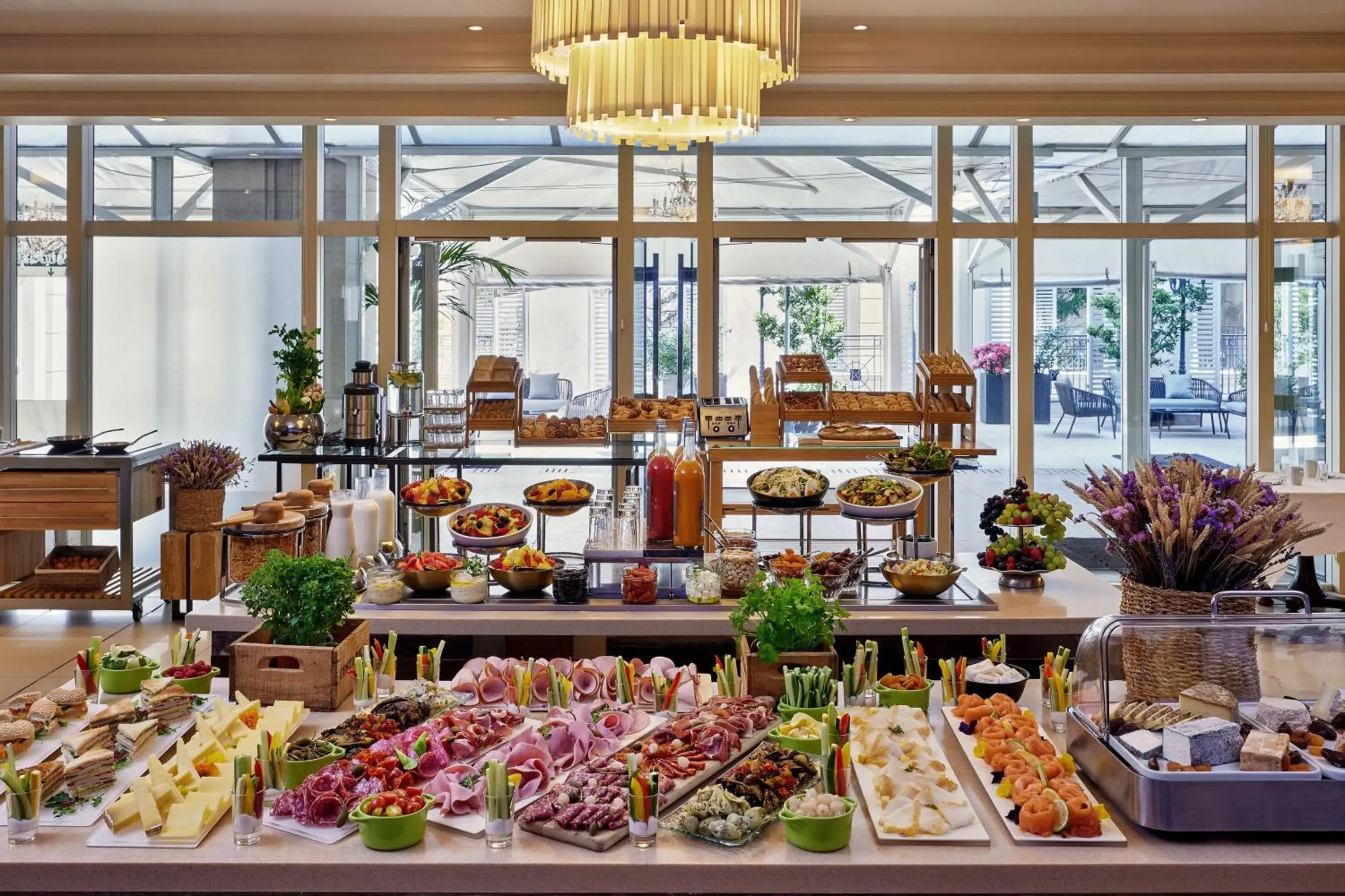 Breakfast in Paris Marriott Champs Elysees Hotel