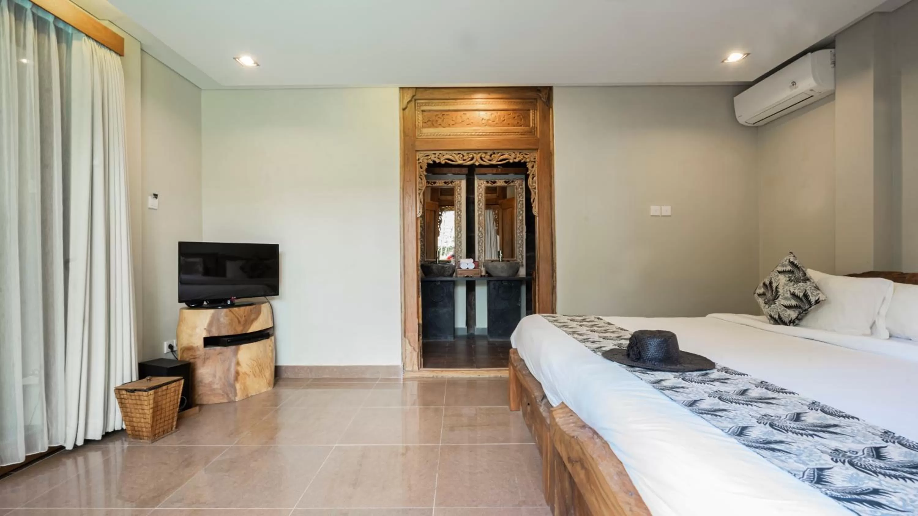 Bed in KajaNe Mua at Ubud Bali