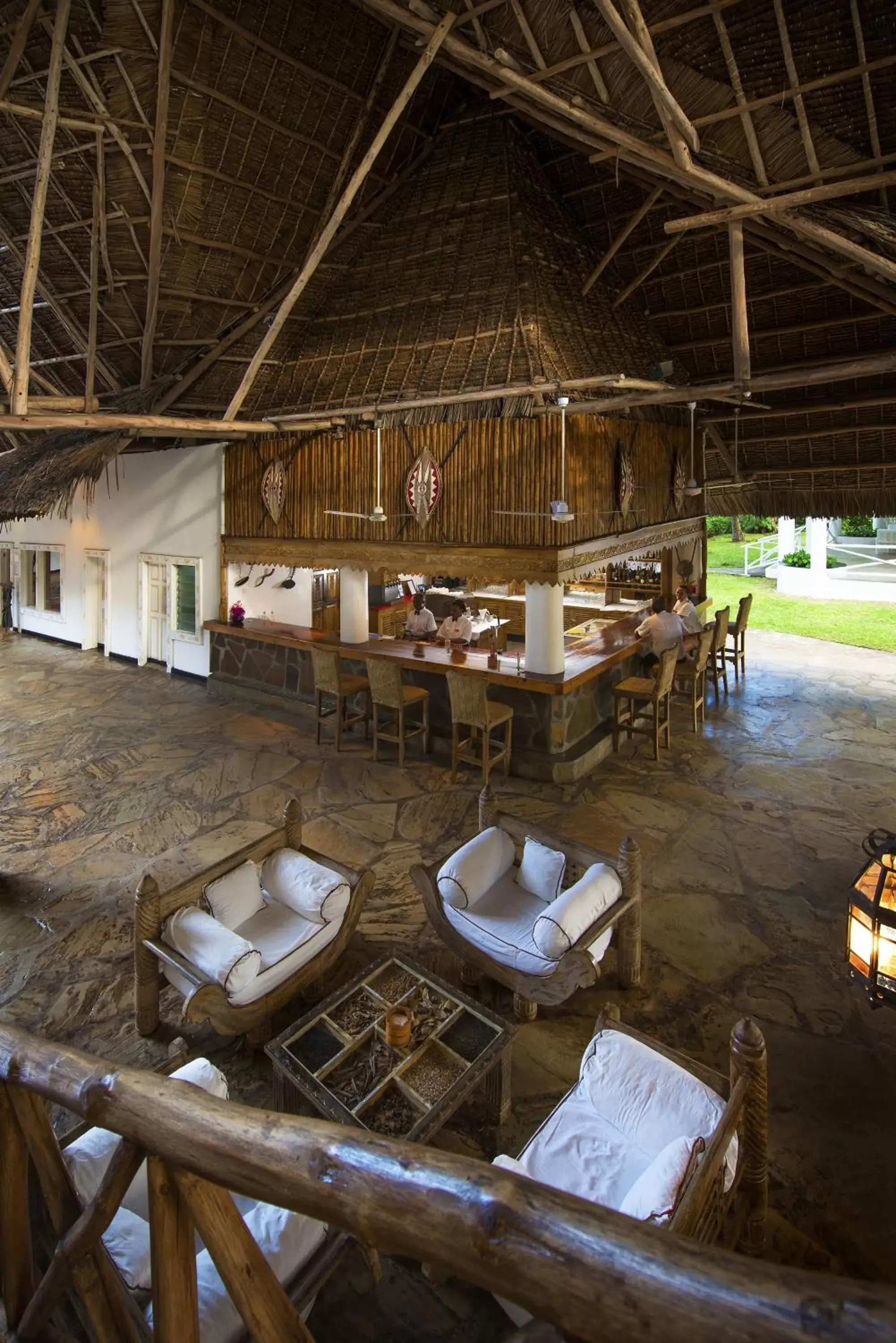 Lobby or reception, Restaurant/Places to Eat in Sandies Tropical Village