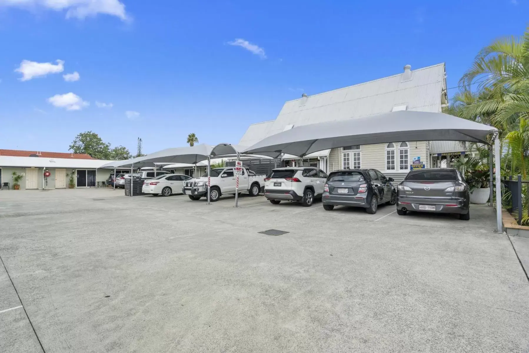 Parking, Property Building in Caboolture Central Motor Inn, Sure Stay Collection by BW