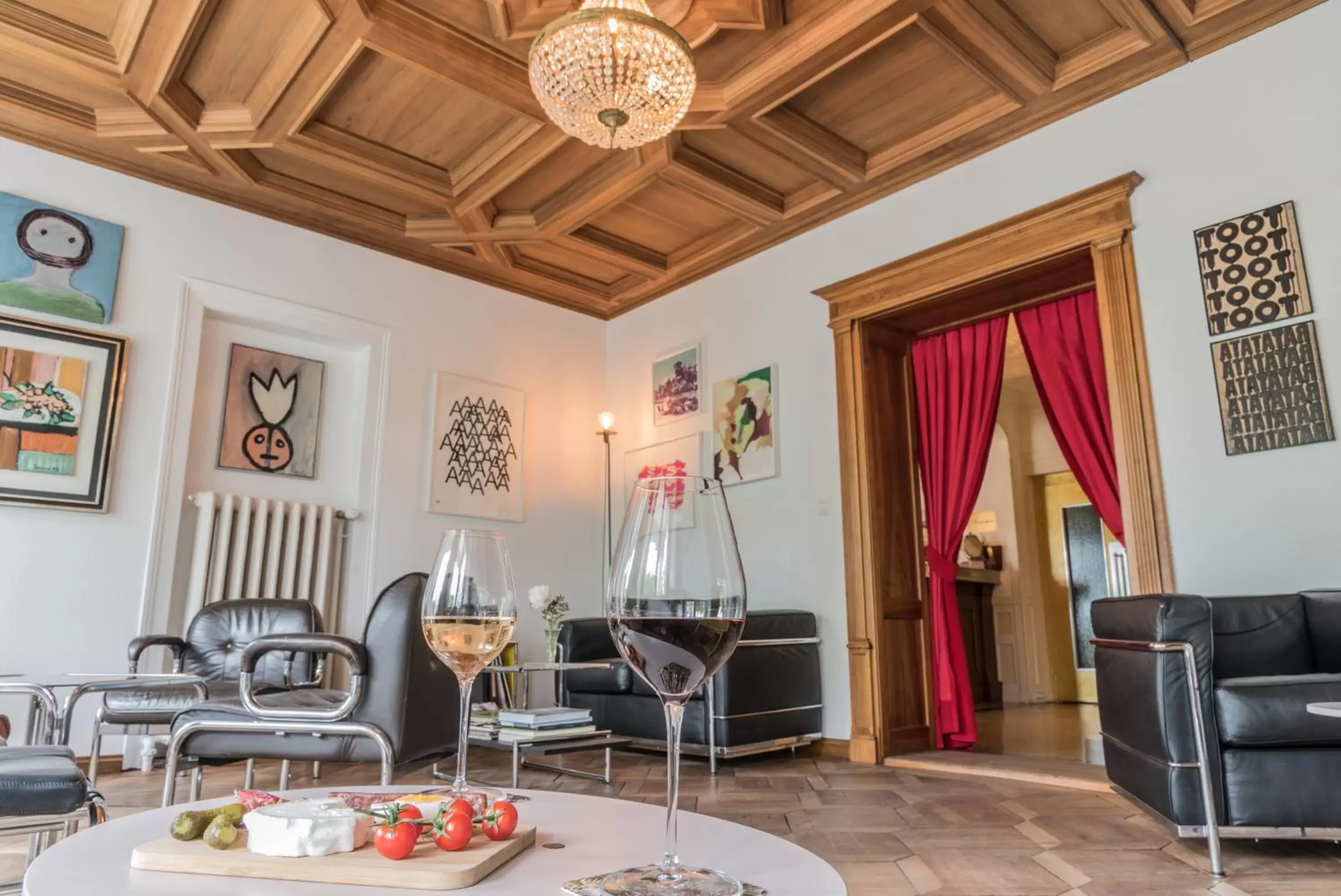 Lounge or bar, Seating Area in Hotel Beau Séjour Lucerne