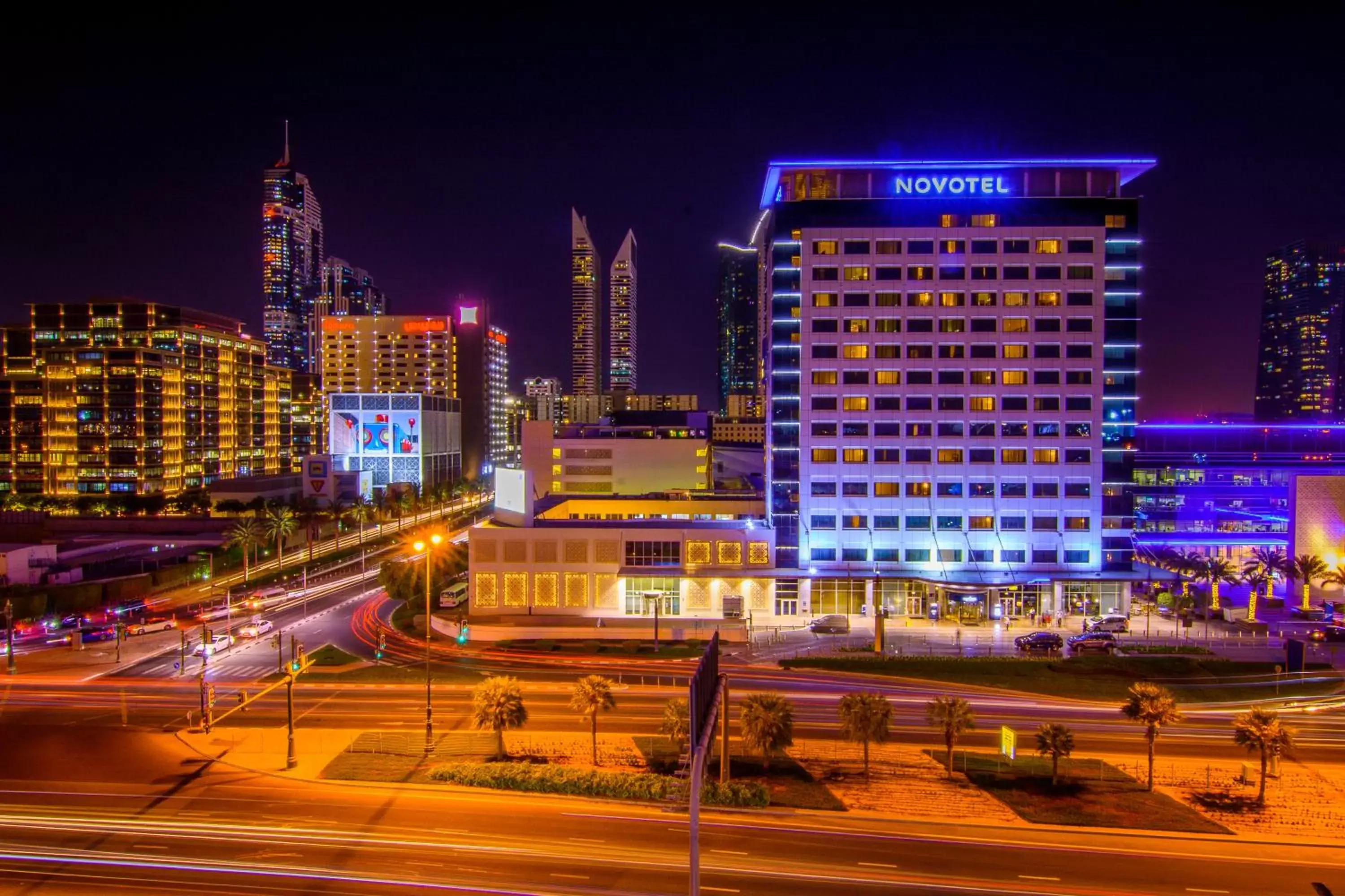 Night in Novotel World Trade Centre Dubai