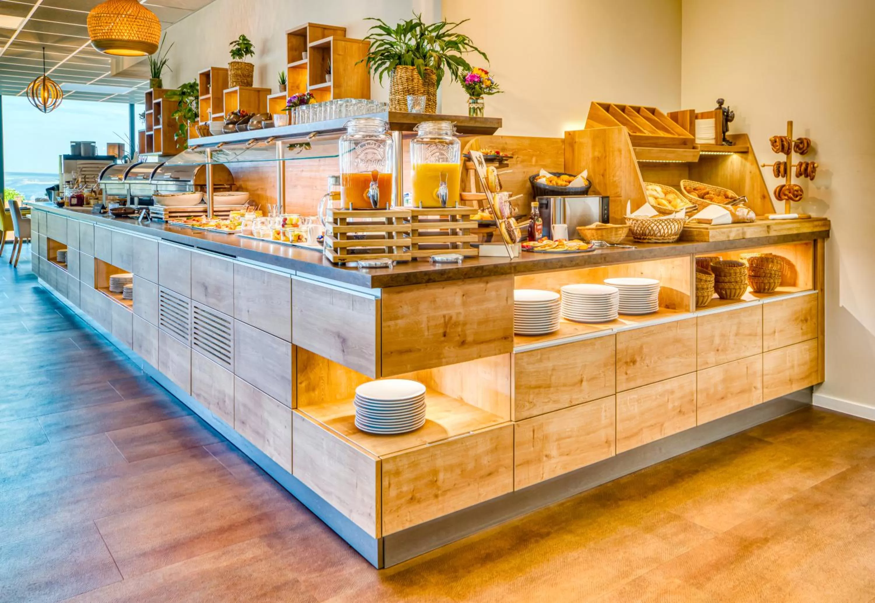 Buffet breakfast in Hotel Beckmann