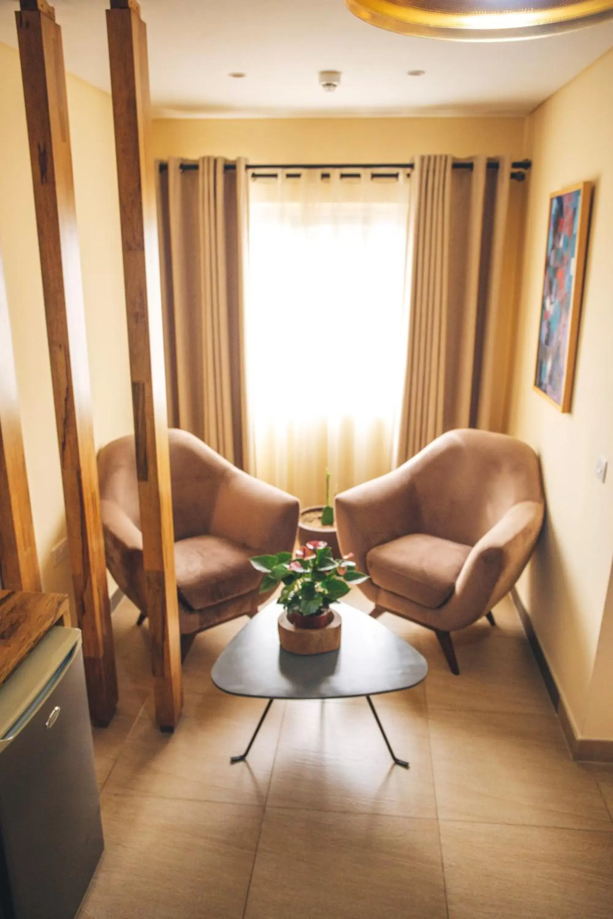 Seating Area in Roots Apartment Hotel