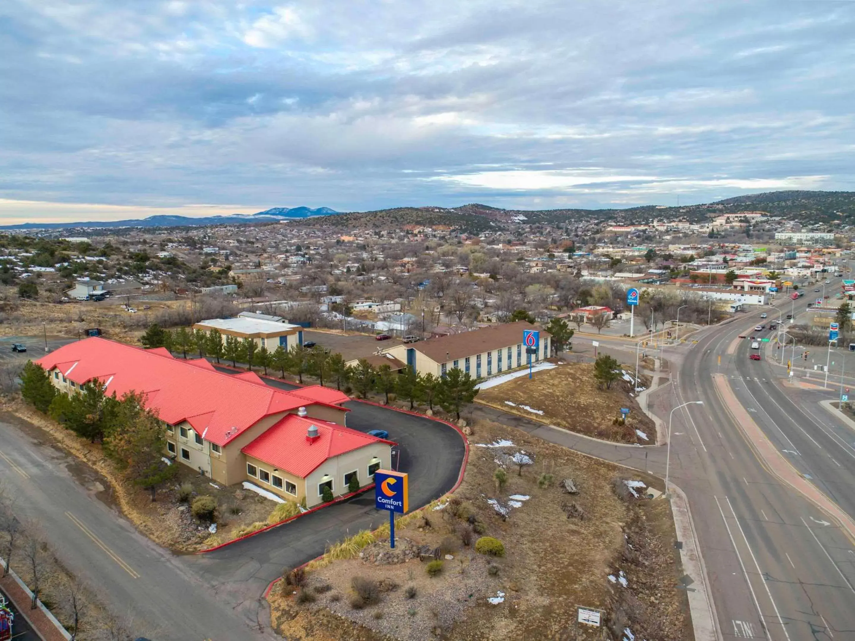 Property building, Bird's-eye View in Comfort Inn Near Gila National Forest