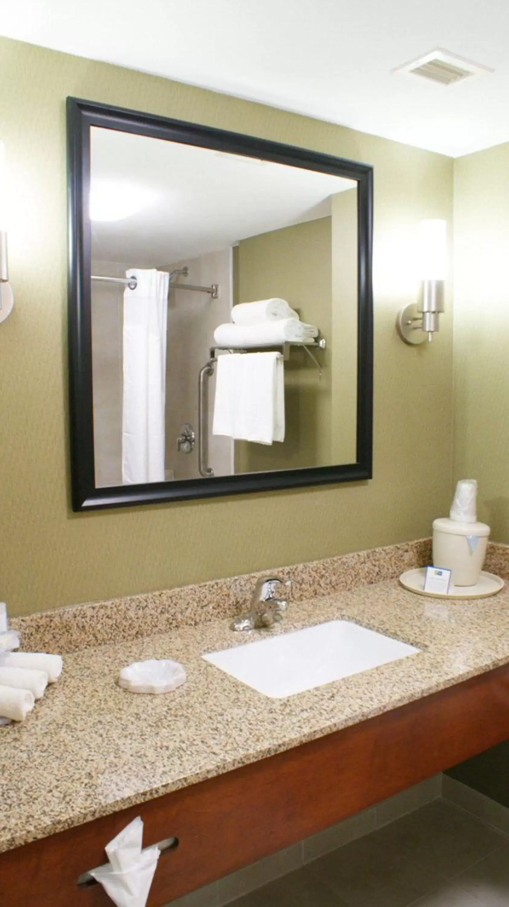 Bathroom in Holiday Inn Express & Suites Toluca Zona Aeropuerto, an IHG Hotel