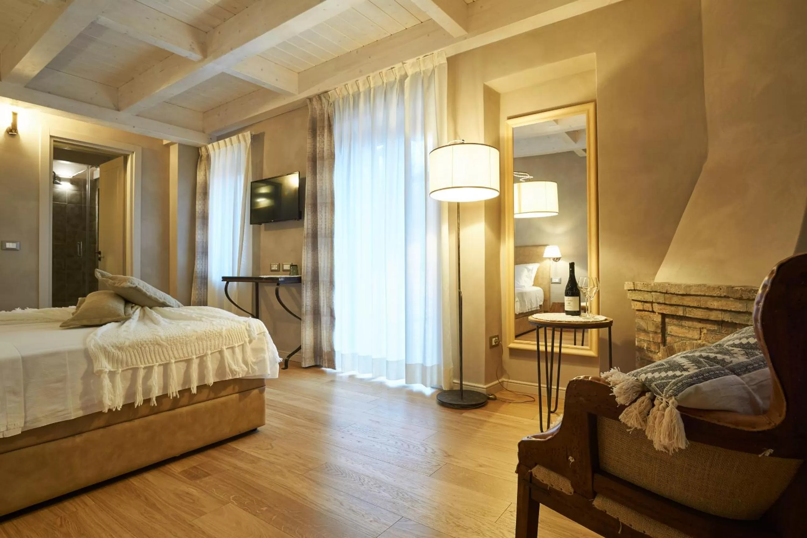 Bed in Relais Villa Miraglia