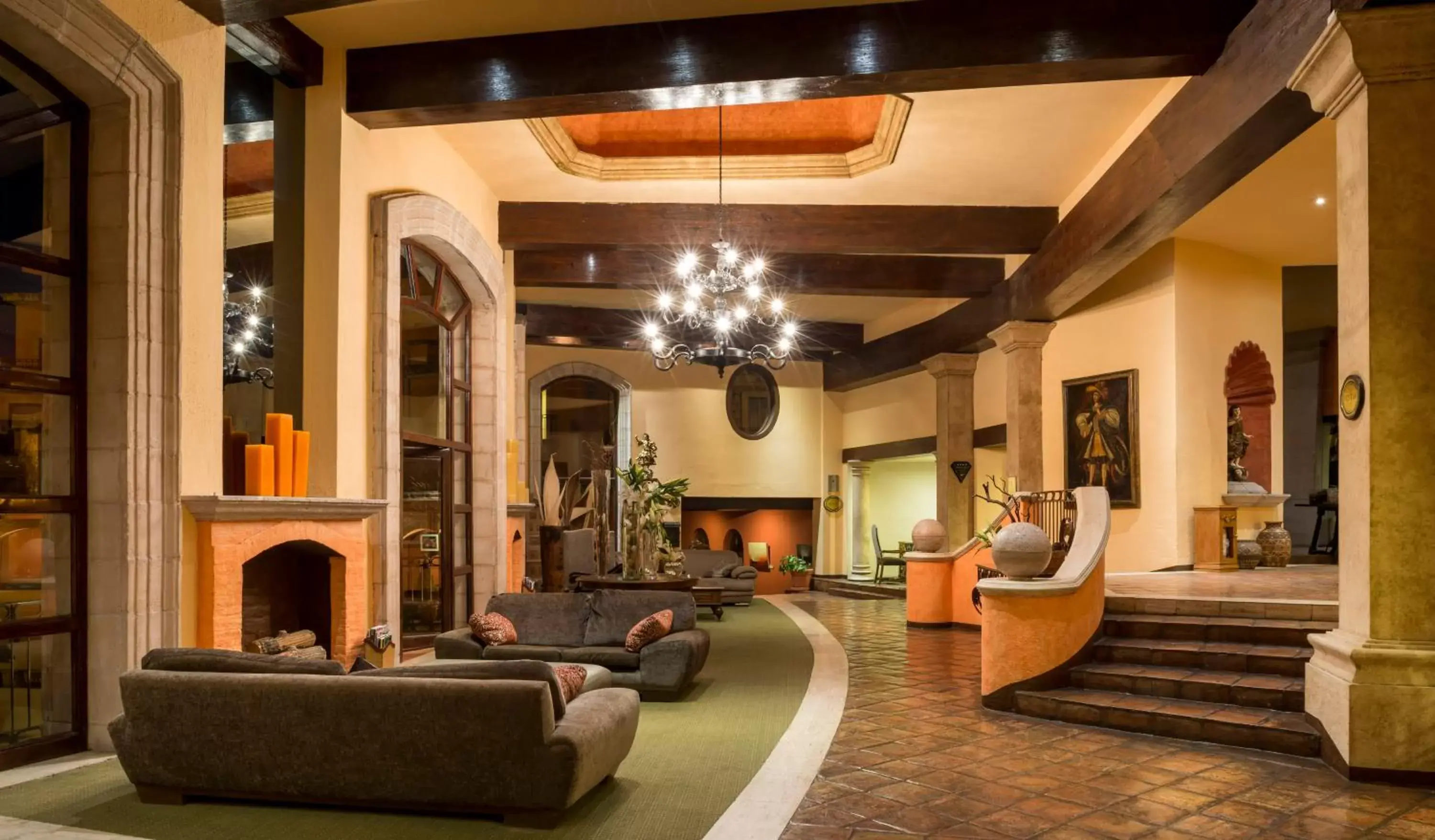 Lobby or reception, Lounge/Bar in Quinta Real Zacatecas