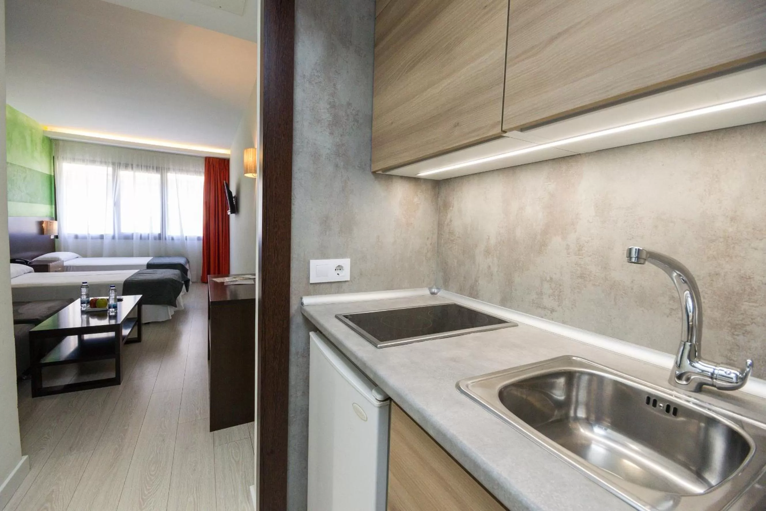 Kitchen or kitchenette in Apartamentos Recoletos