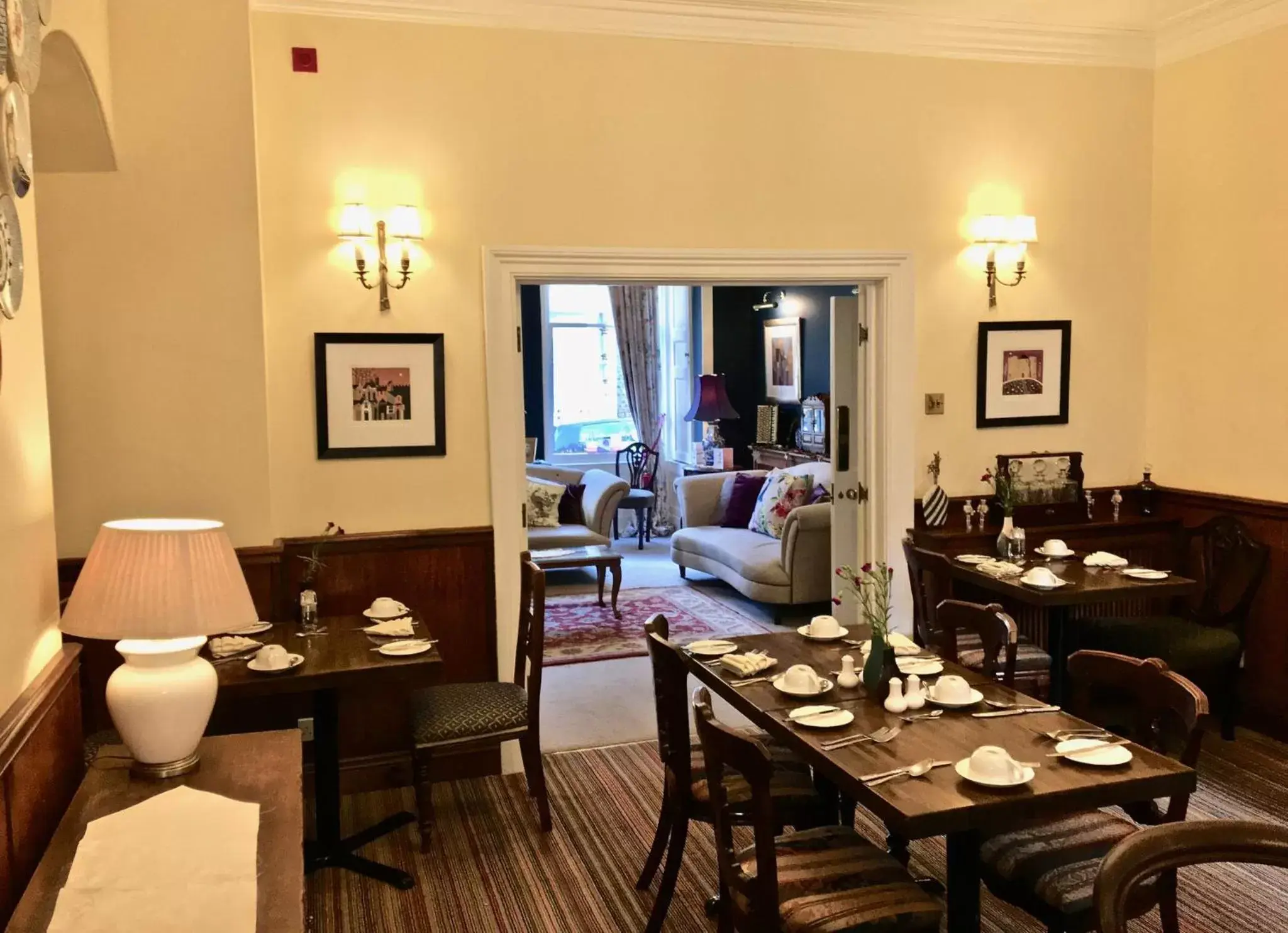 Dining area in 23 St Mary's