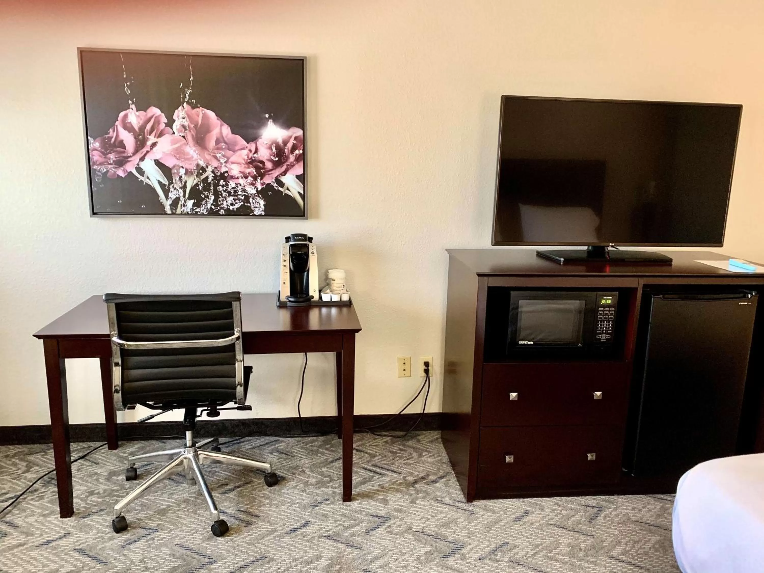 Photo of the whole room, TV/Entertainment Center in Best Western Oswego Hotel
