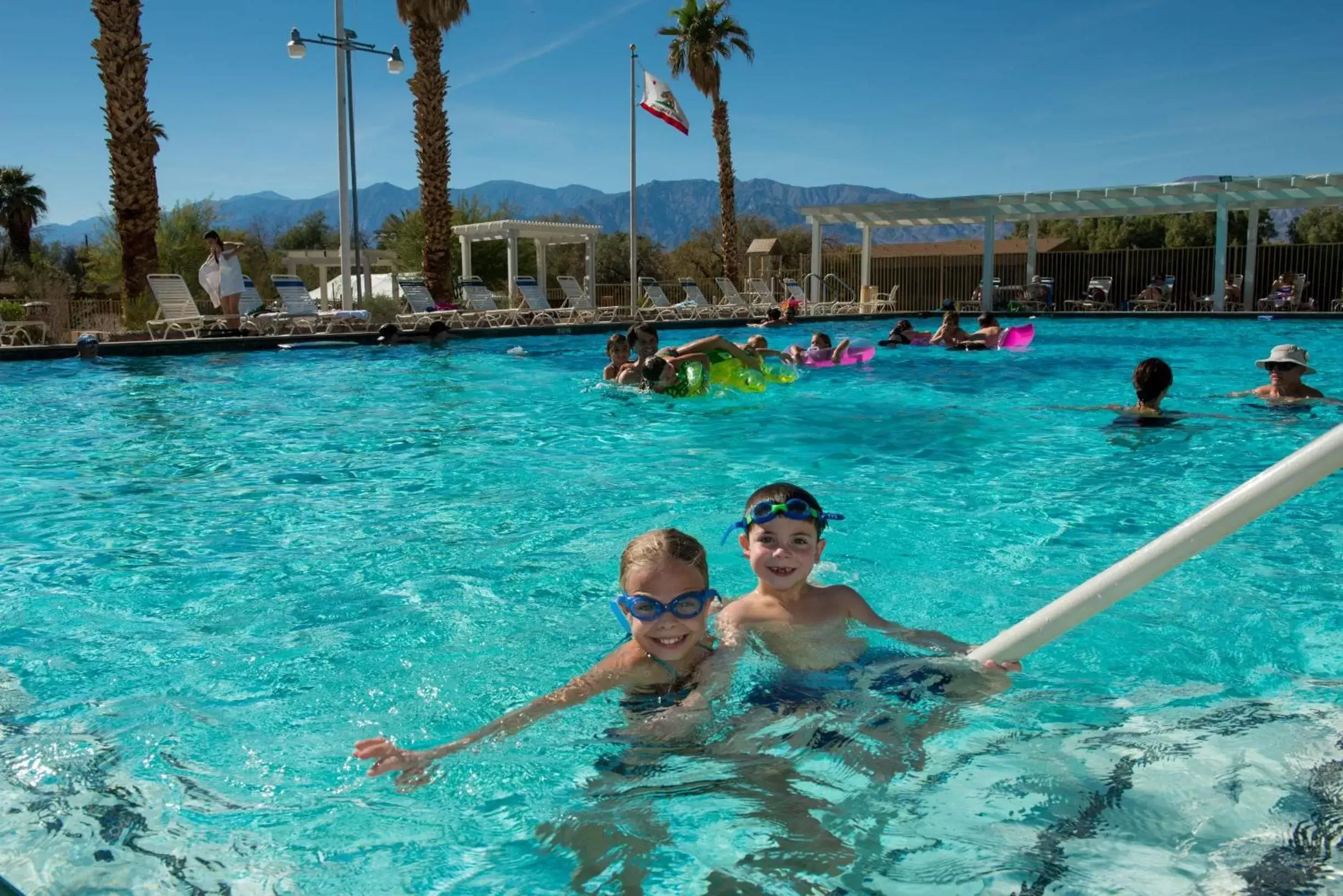Swimming pool in The Ranch At Death Valley Swimming pool in The Ranch At Death Valley