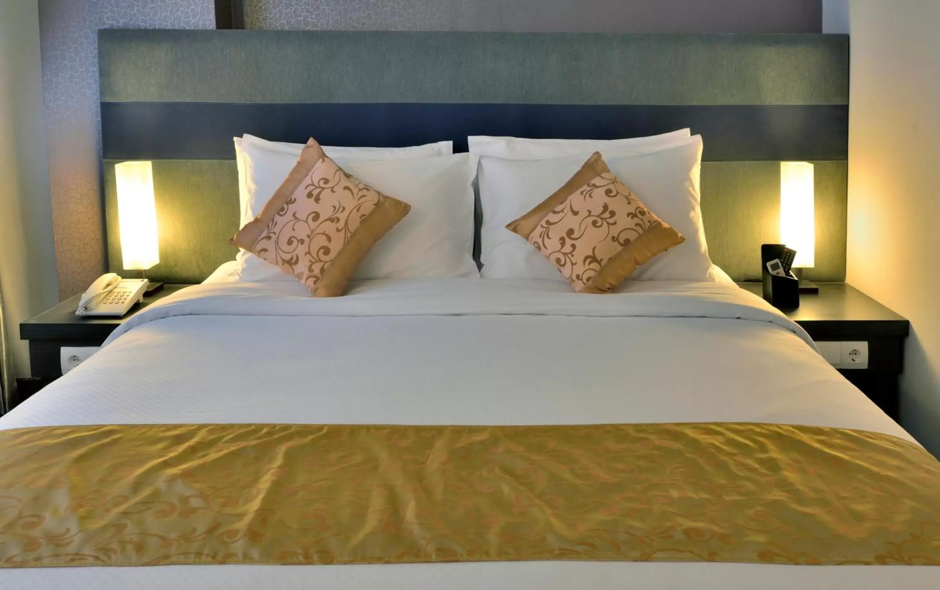 Bed in Tjokro Hotel Pekanbaru