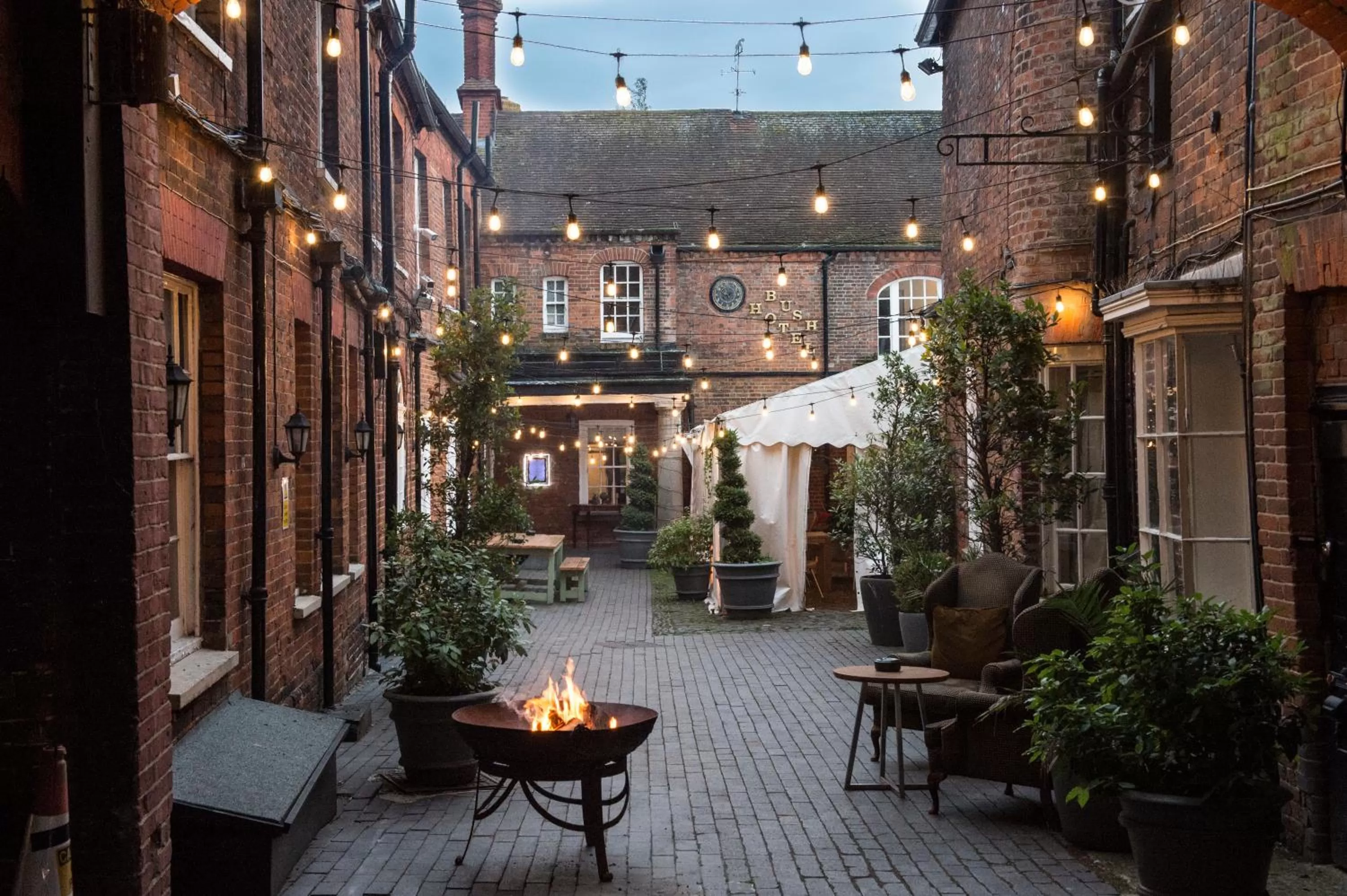 Property building in Bush Hotel Farnham