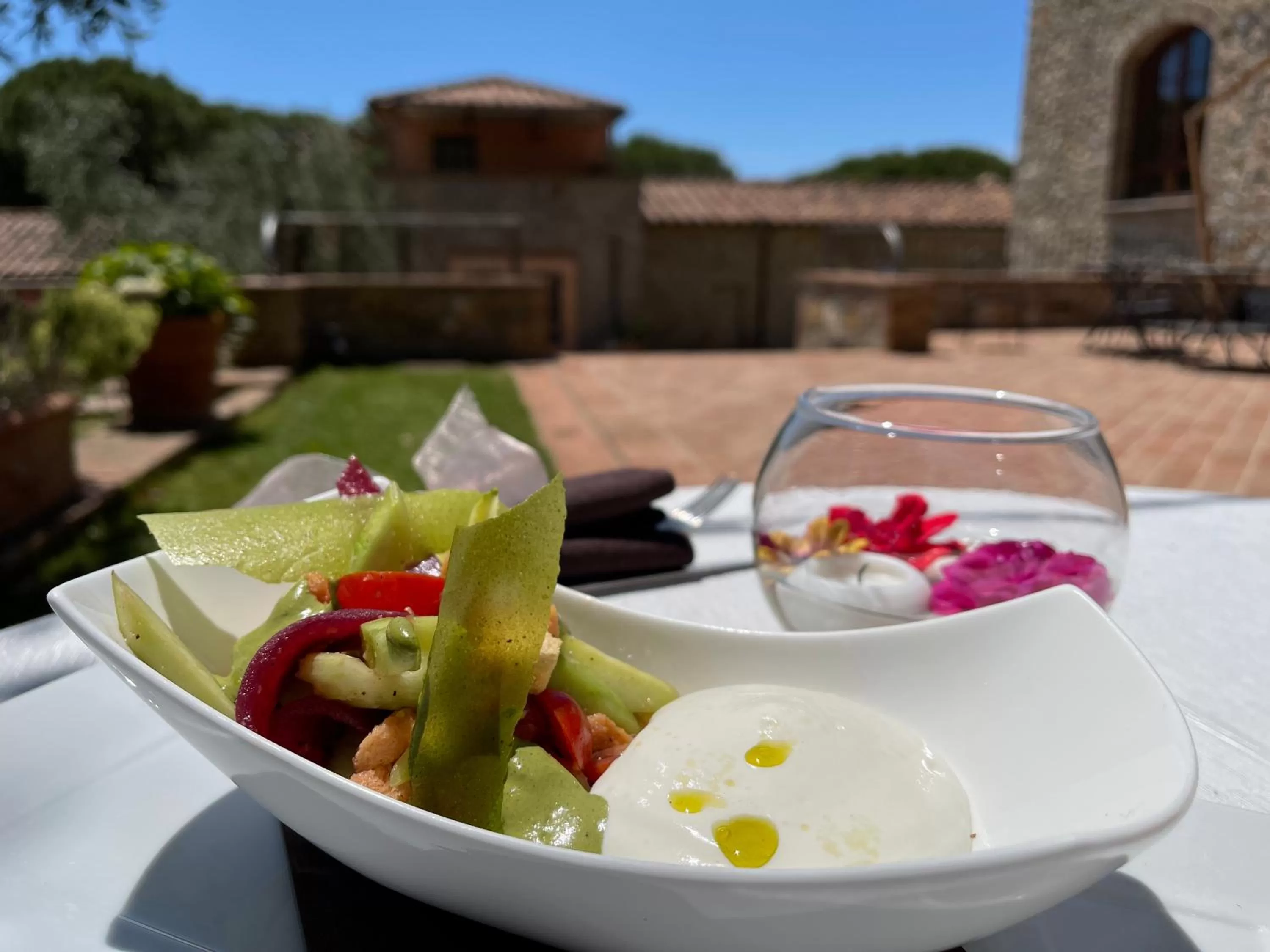 Food in Villa Preselle Country Resort