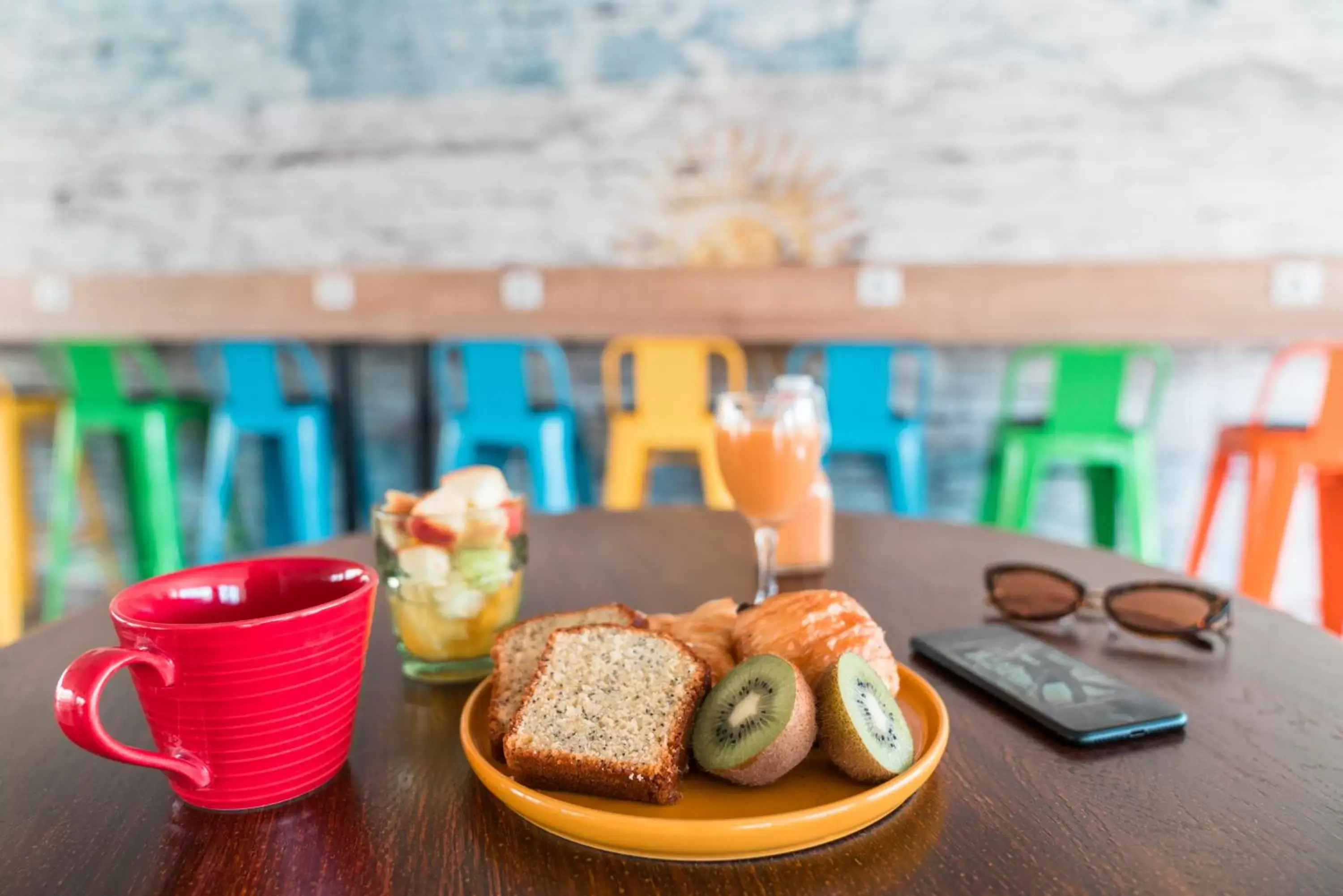 Continental breakfast in Ibis Styles Hyères Rooftop & Spa