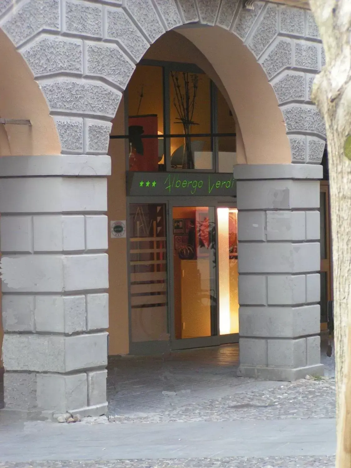 Facade/entrance in Albergo Verdi