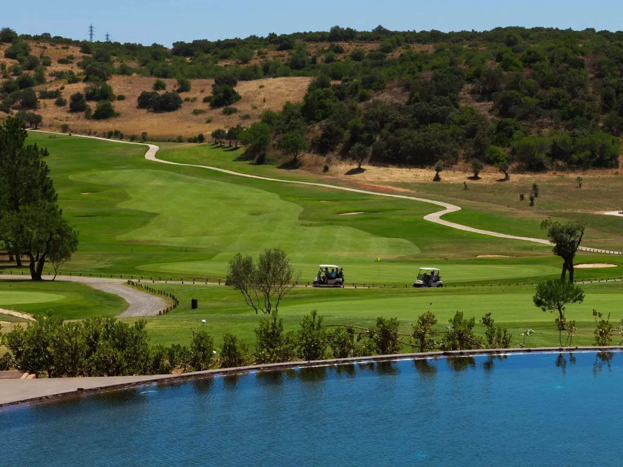 Natural landscape in NAU Morgado Golf & Country Club