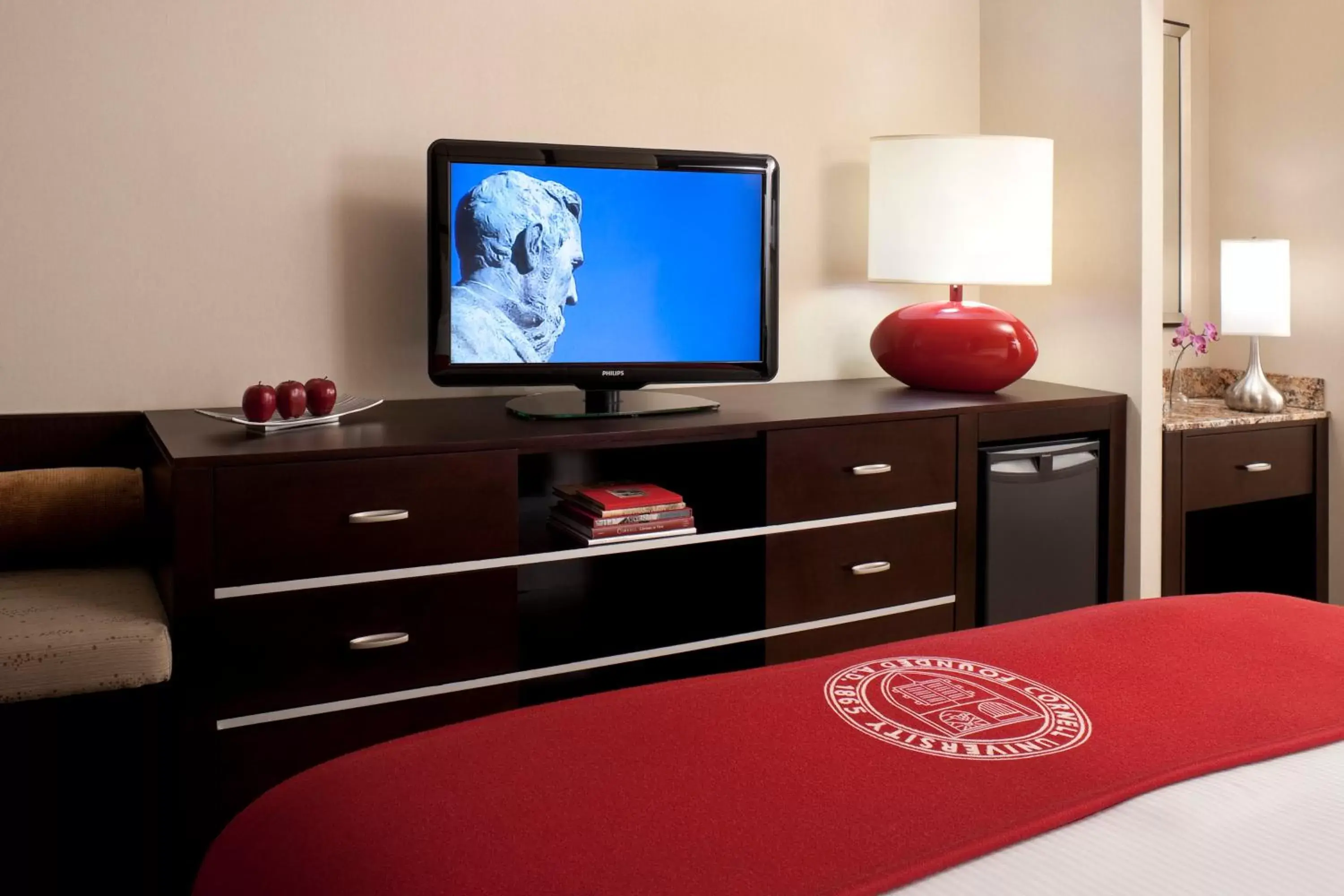 TV and multimedia, TV/Entertainment Center in The Statler Hotel at Cornell University