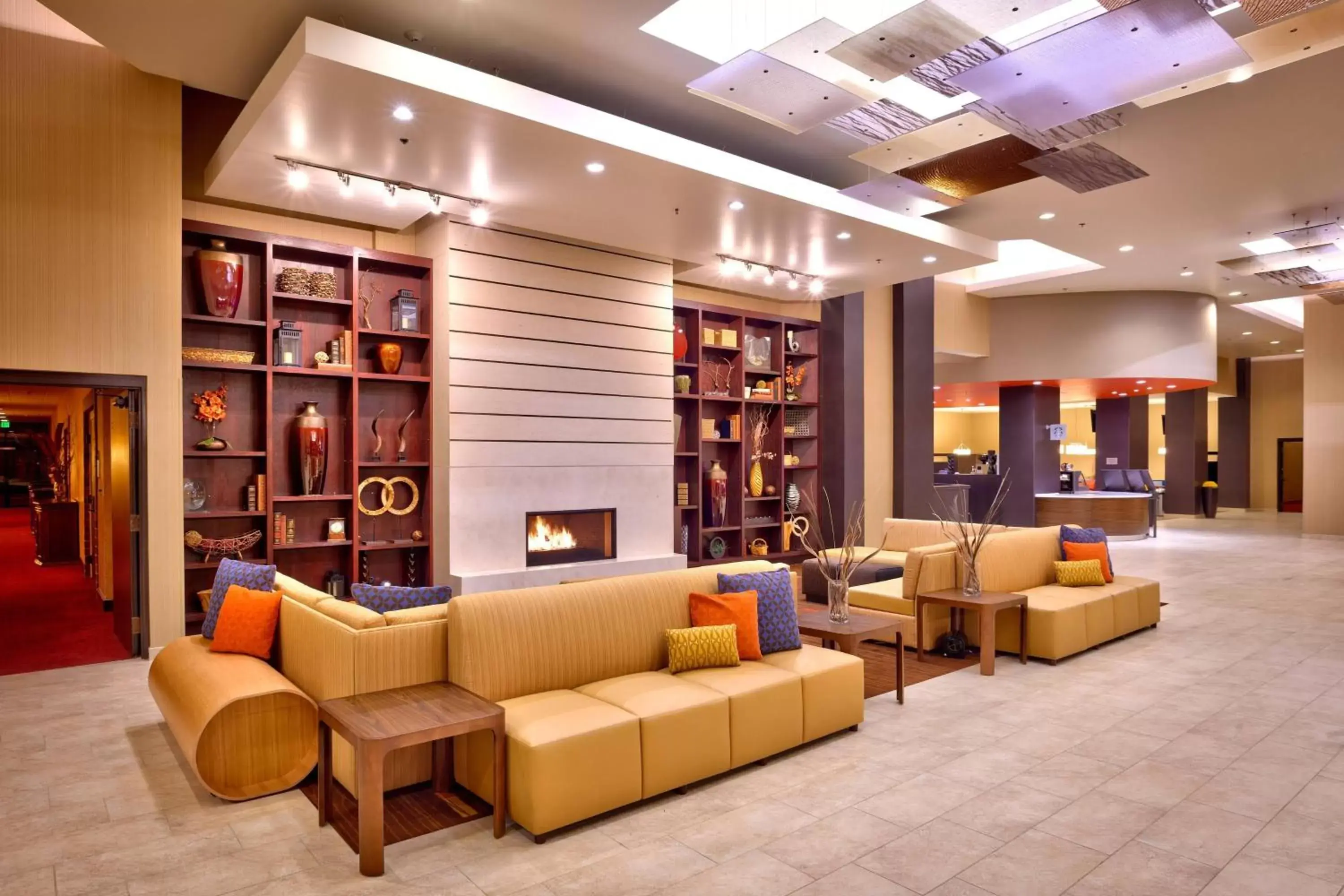 Lobby or reception, Lounge/Bar in Courtyard by Marriott Ogden