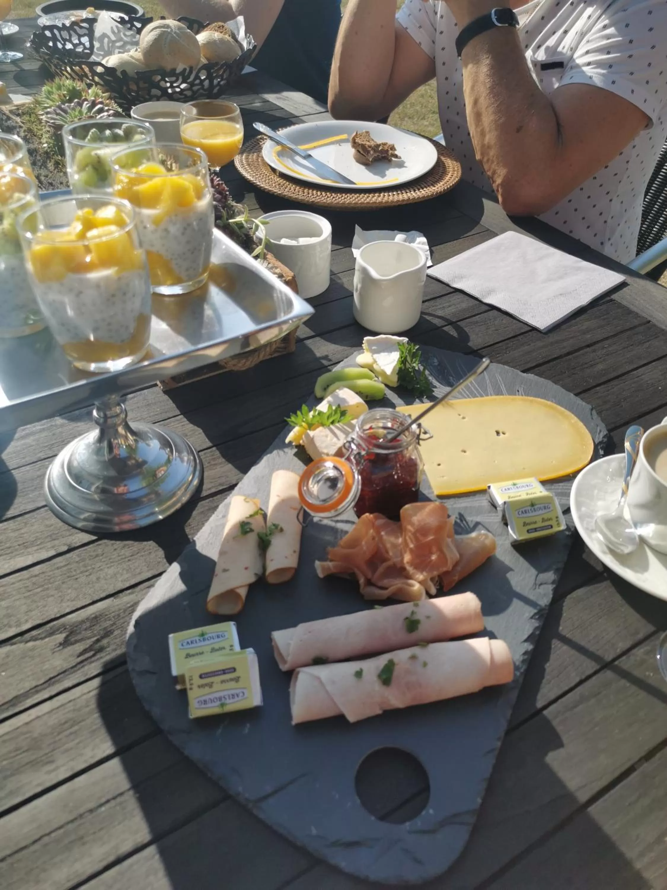 Continental breakfast in Bed & Bokes aan de Maaskant