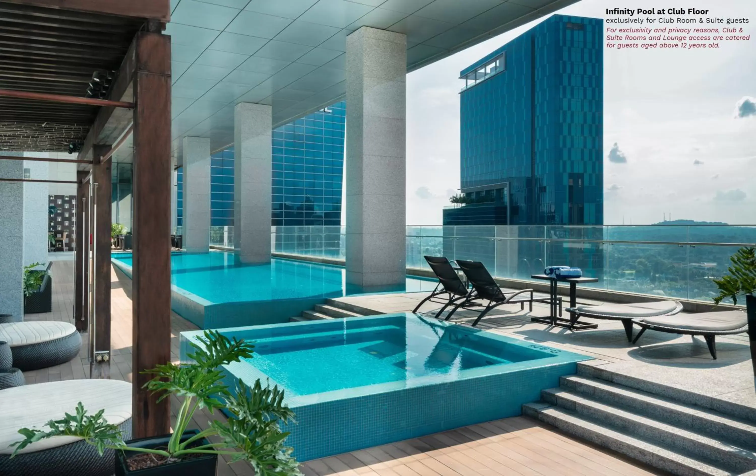 Pool view, Swimming Pool in Oasia Hotel Novena, Singapore by Far East Hospitality