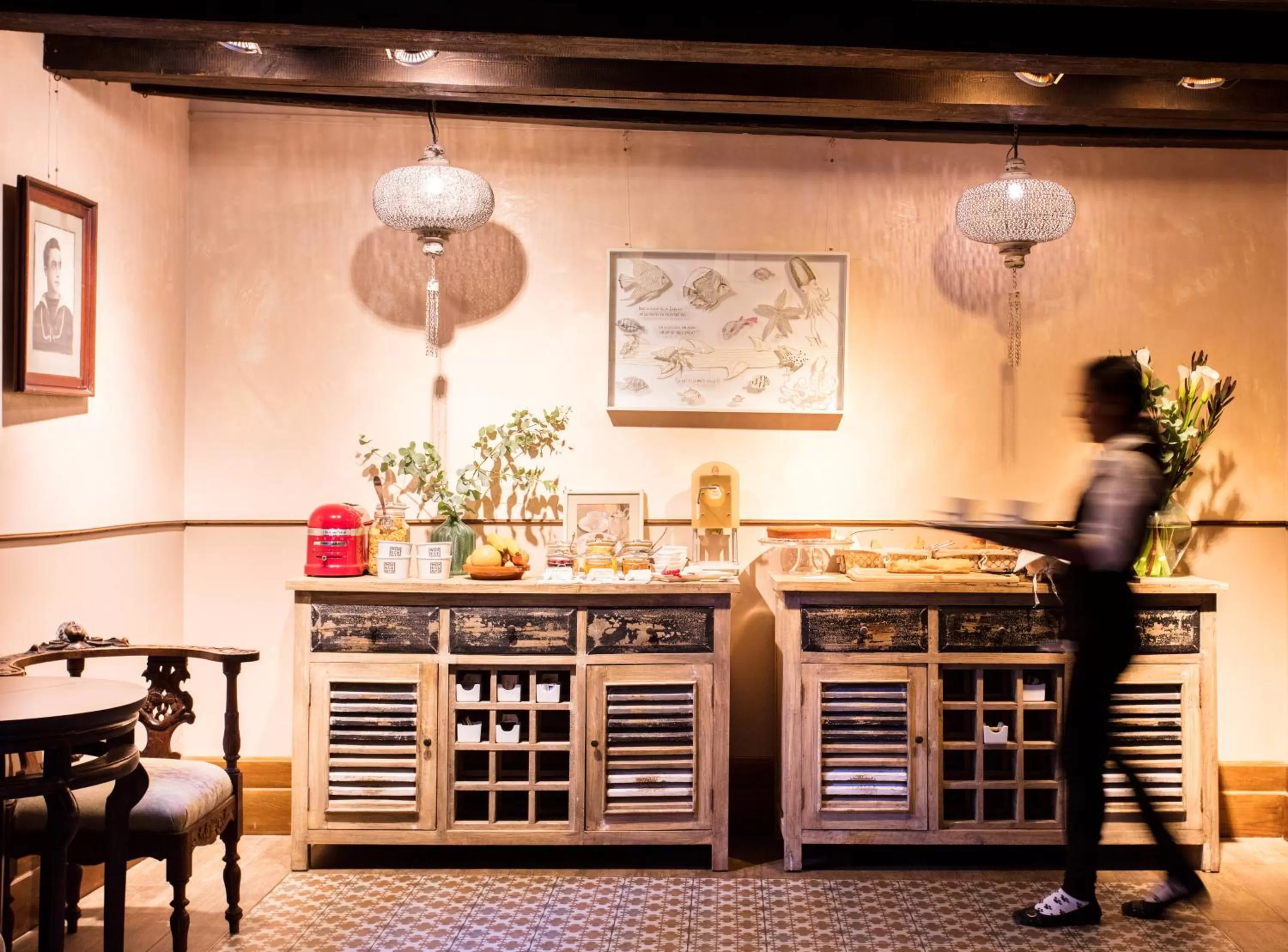 Buffet breakfast in Novecento Boutique Hotel