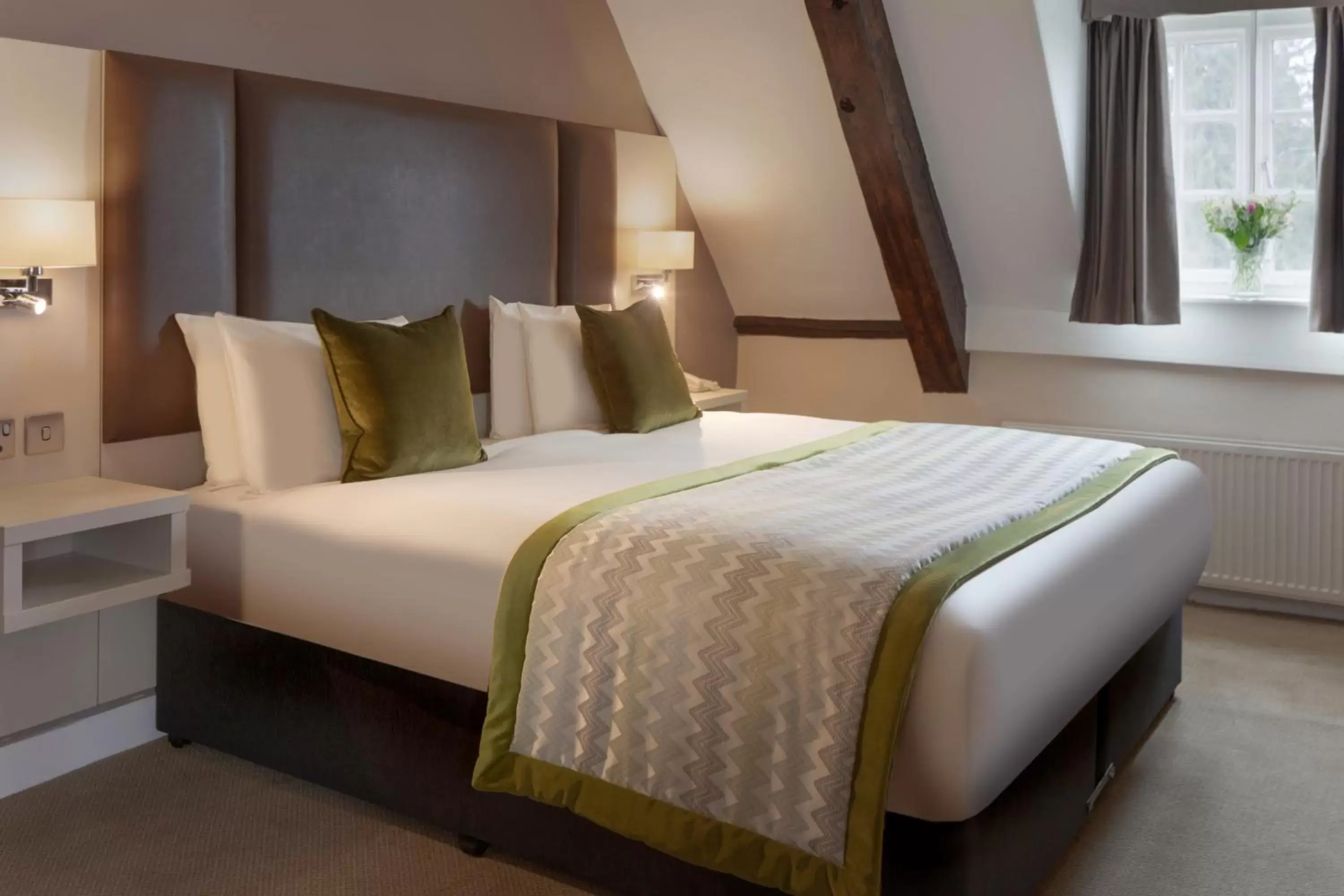 Bedroom, Bed in Mercure Shrewsbury Albrighton Hall Hotel & Spa