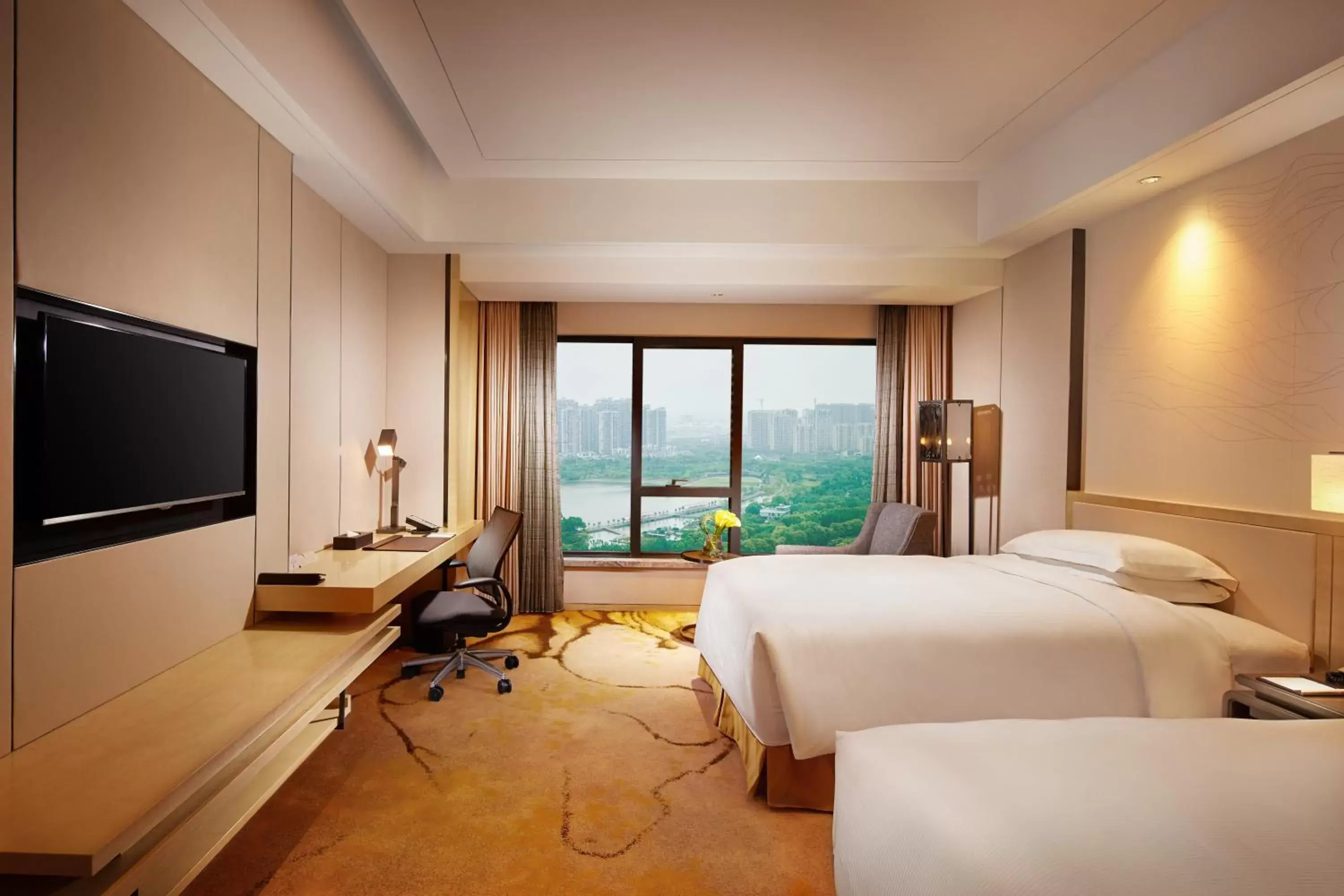 Bed in Hilton Suzhou