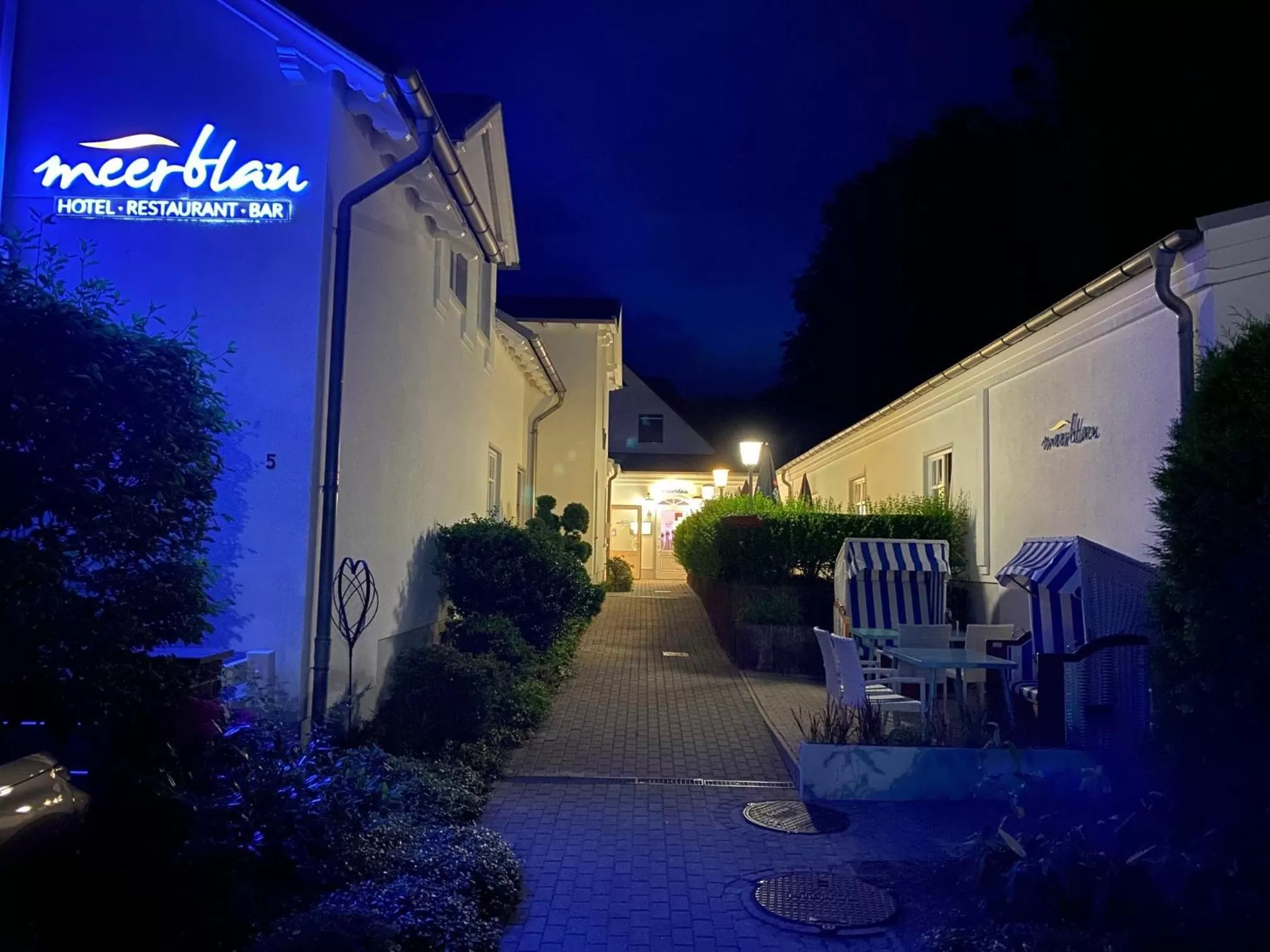 Restaurant/places to eat, Property Building in Hotel meerblau