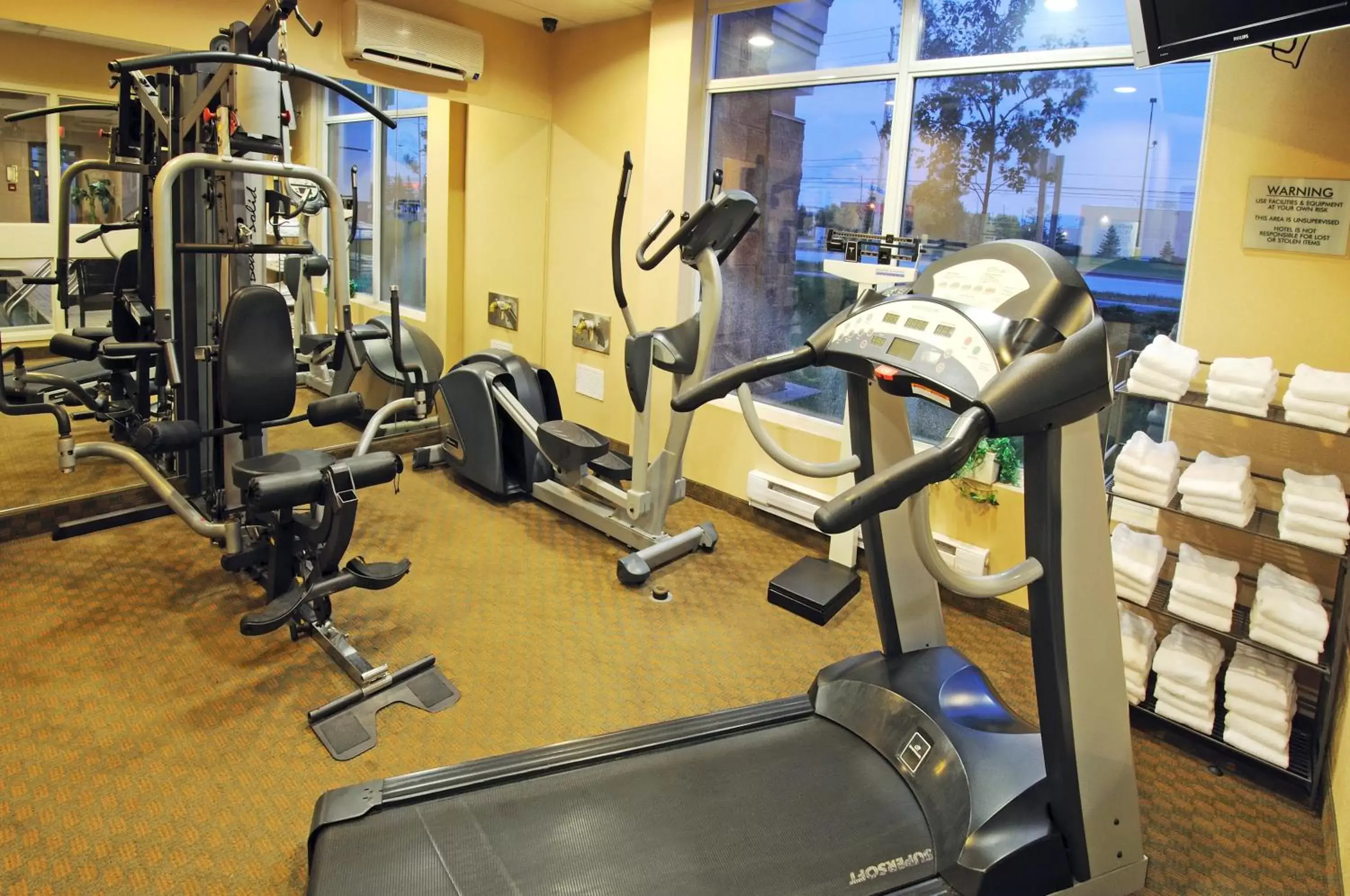 Fitness centre/facilities, Fitness Center/Facilities in Holiday Inn Express Brampton, an IHG Hotel