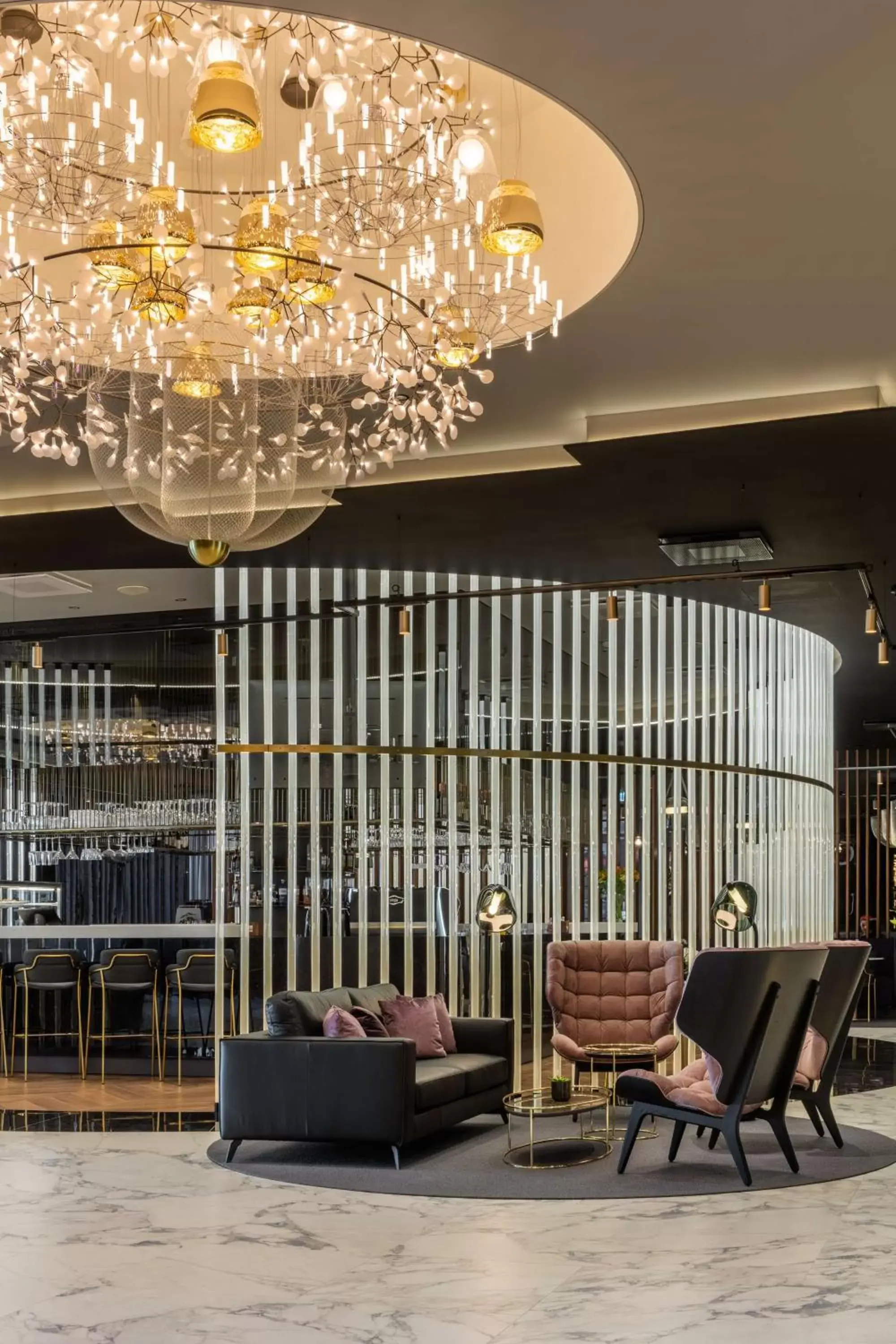 Lounge or bar, Lobby/Reception in Radisson Collection Hotel, Tallinn