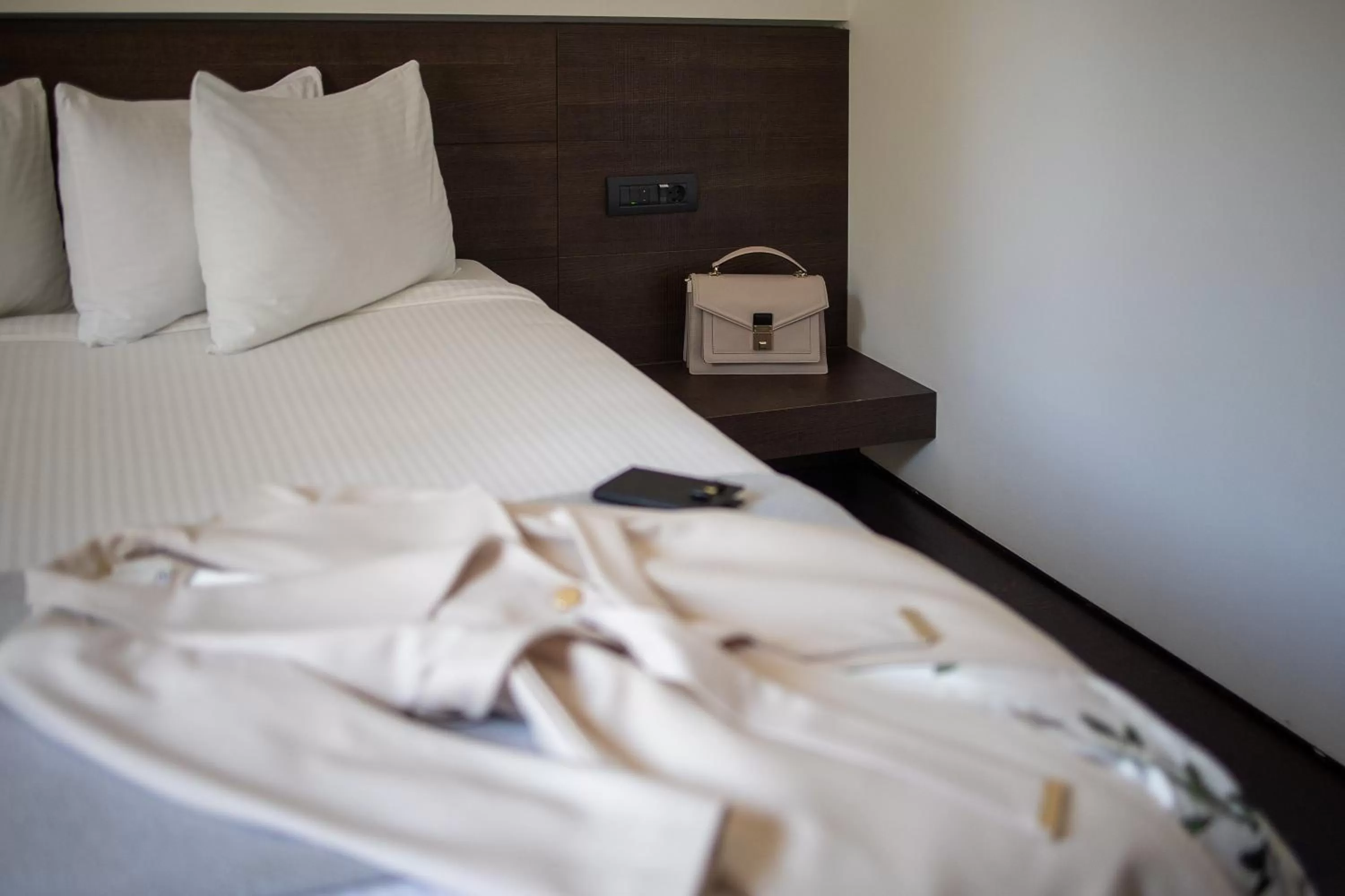 Decorative detail, Bed in Domotel Kastri