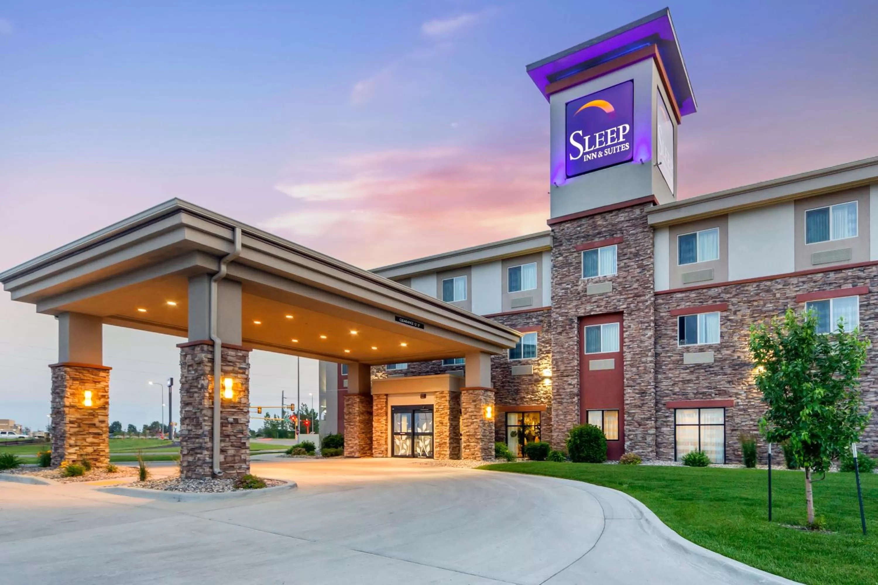 Property building in Sleep Inn & Suites Devils Lake