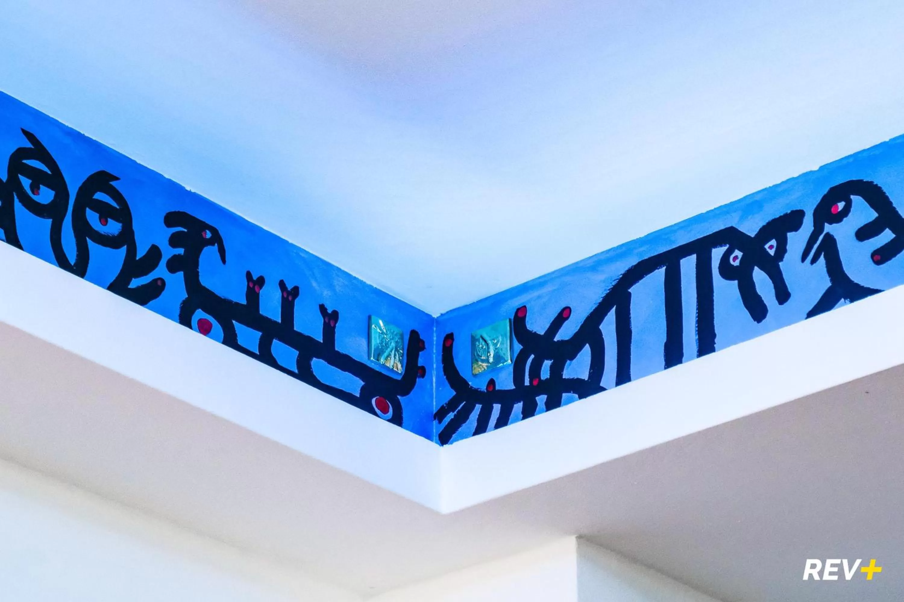 Decorative detail in Lia Art Hotel