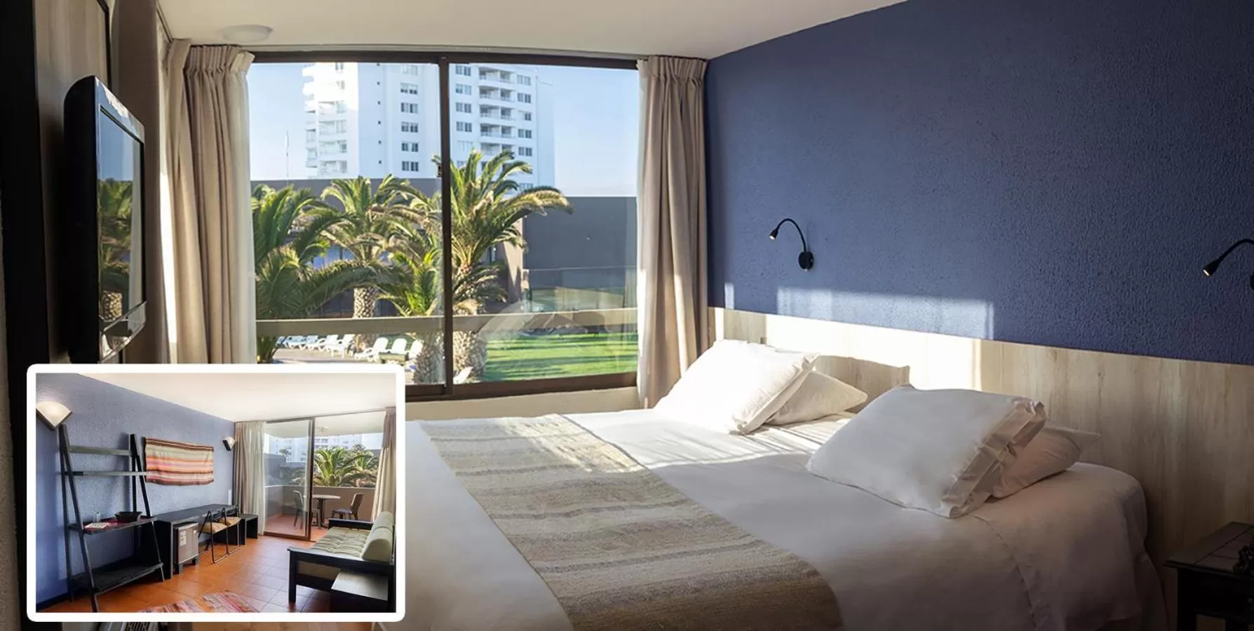 Bedroom, Bed in Hotel Club La Serena