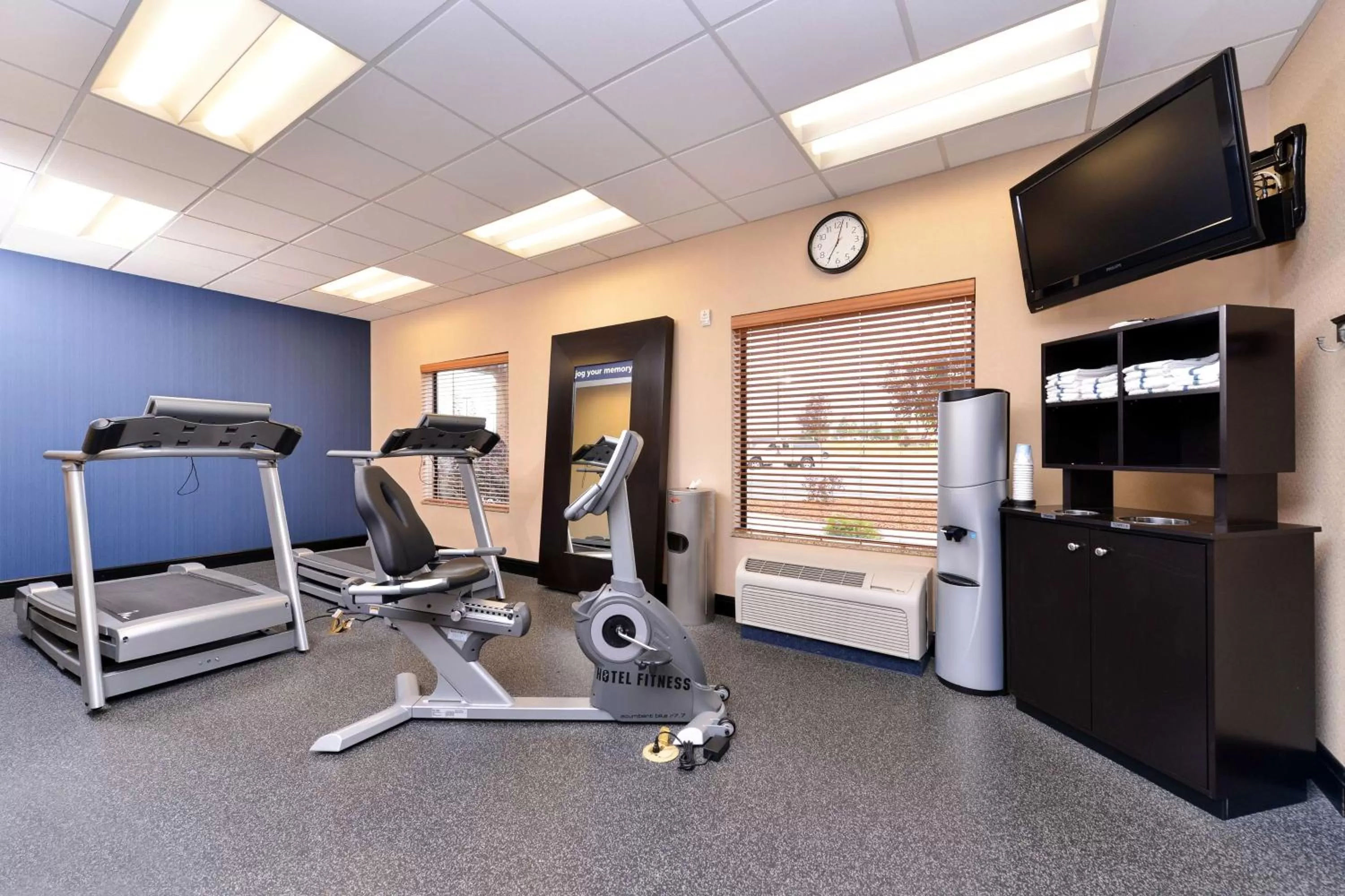 Fitness centre/facilities in Hampton Inn Evanston