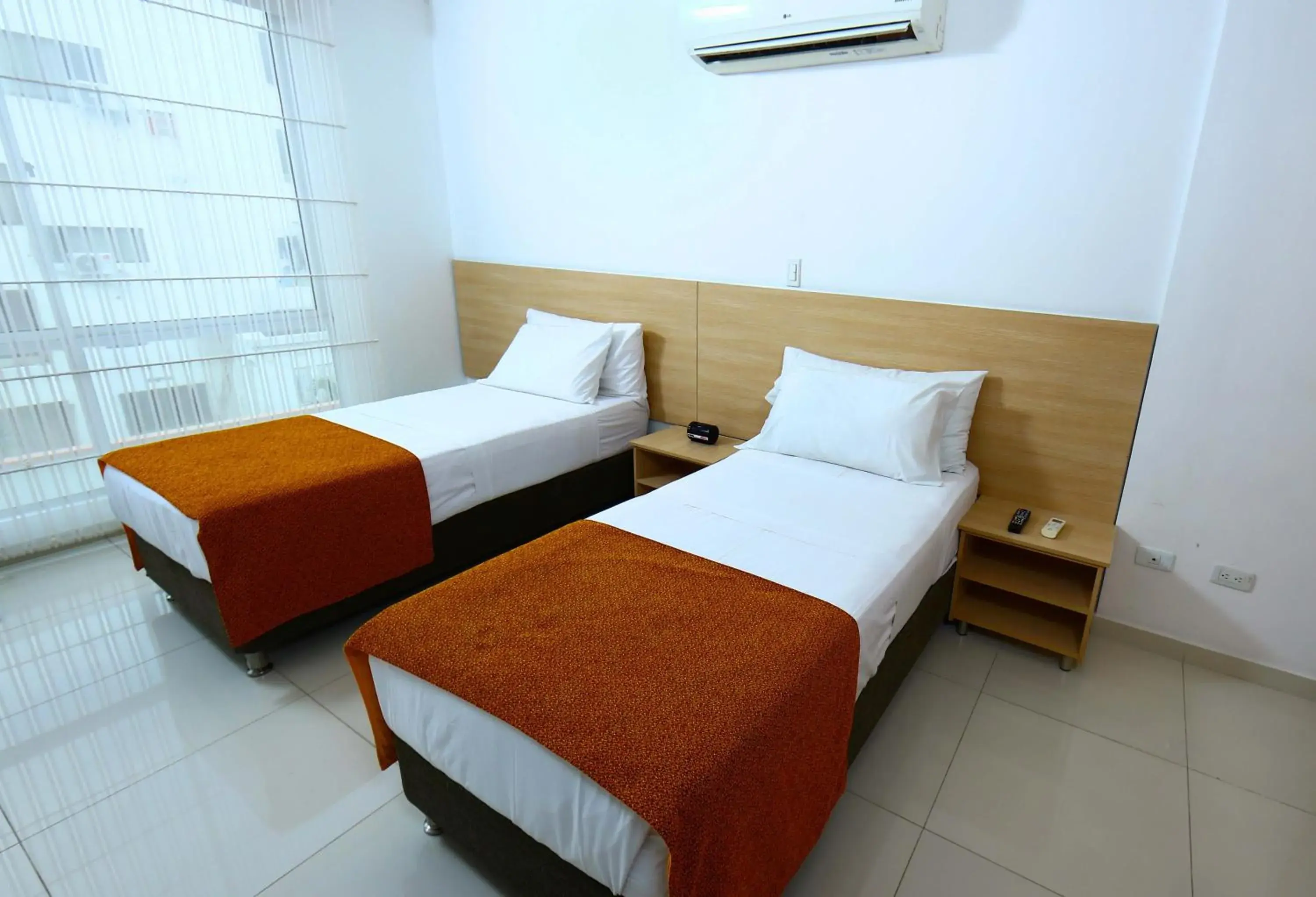 Bed in Hotel Cabrero Mar