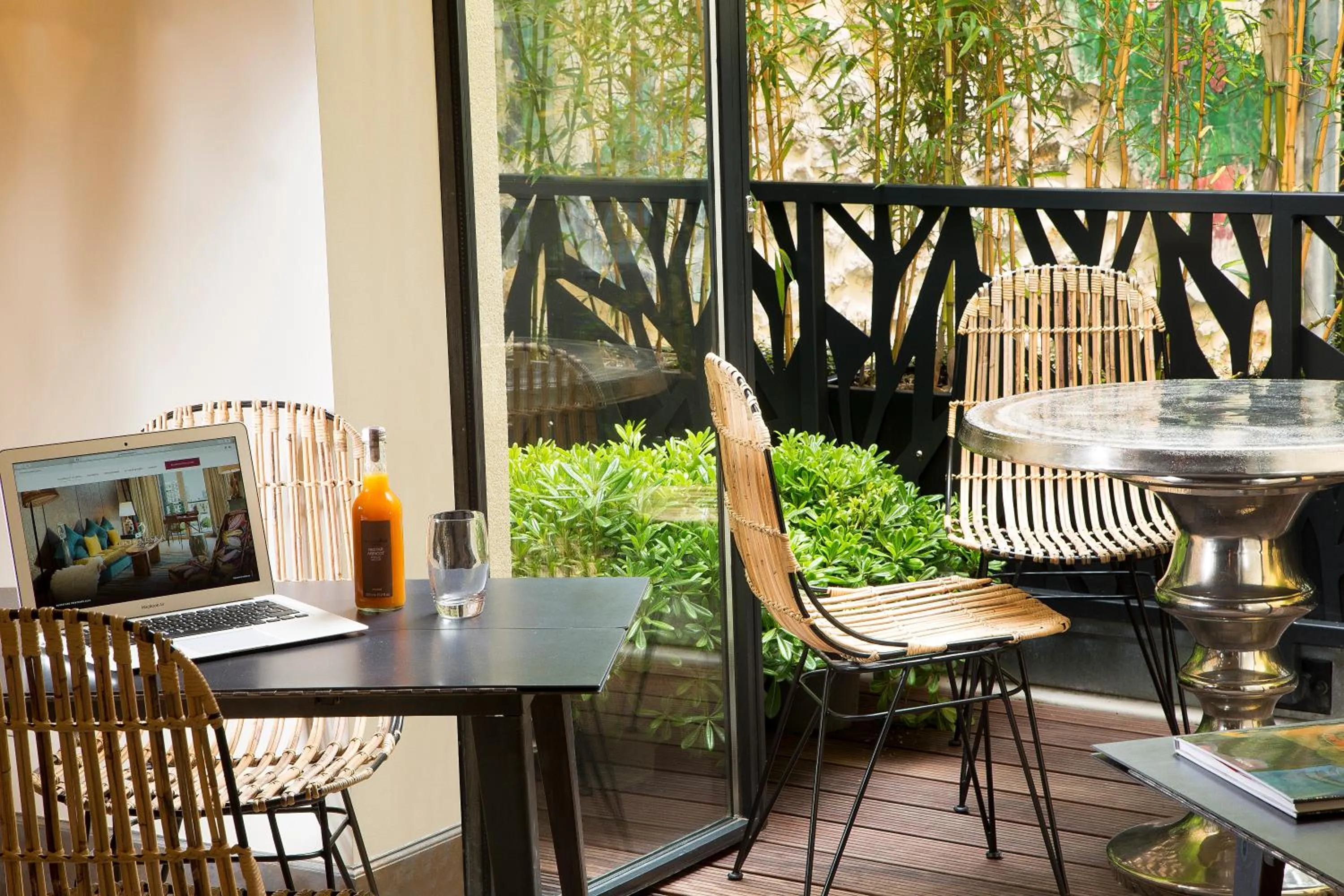 Patio in Goralska Résidences Paris Bastille