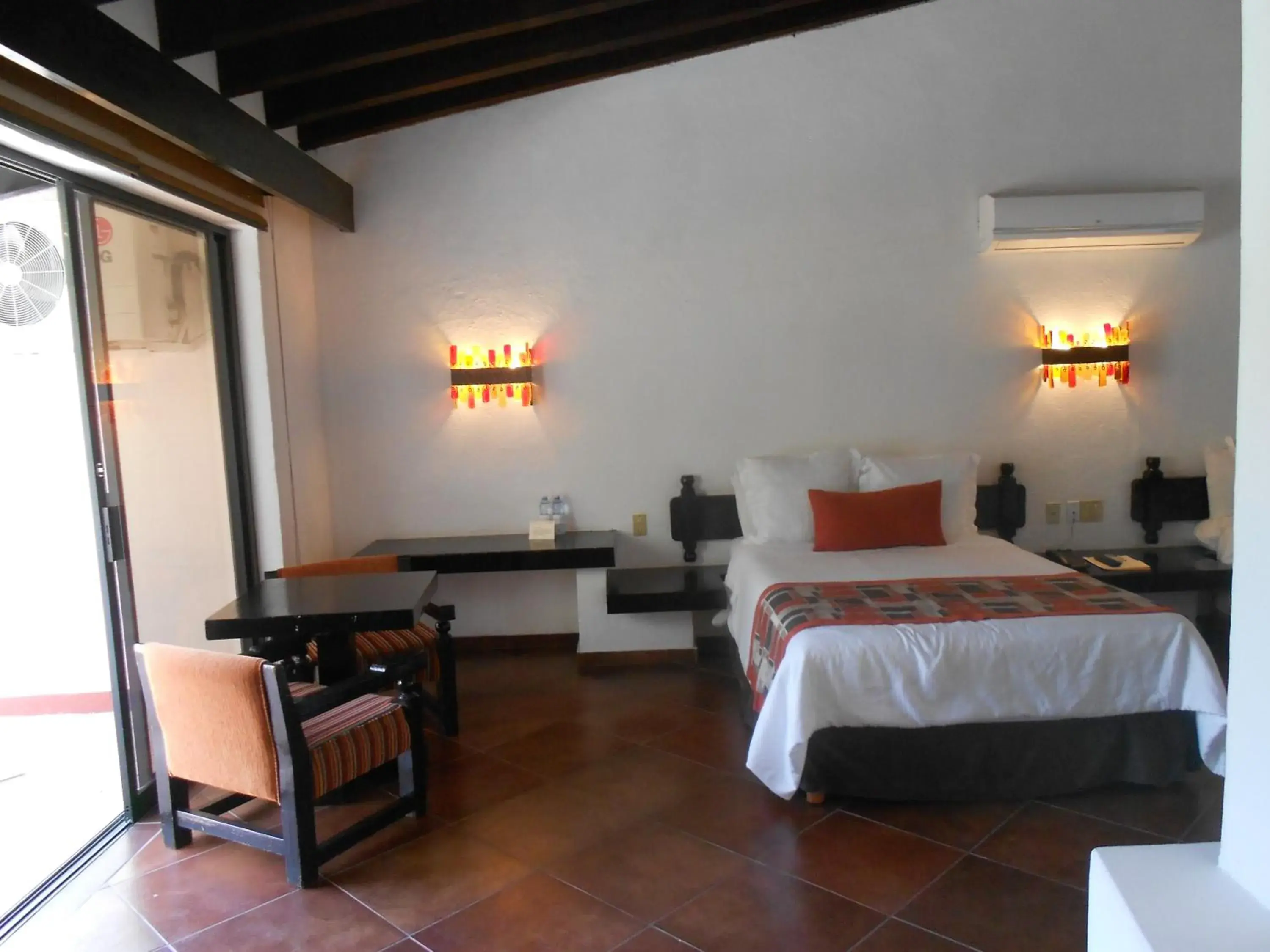 Bedroom, Bed in Hotel Hacienda Taboada (Aguas Termales)