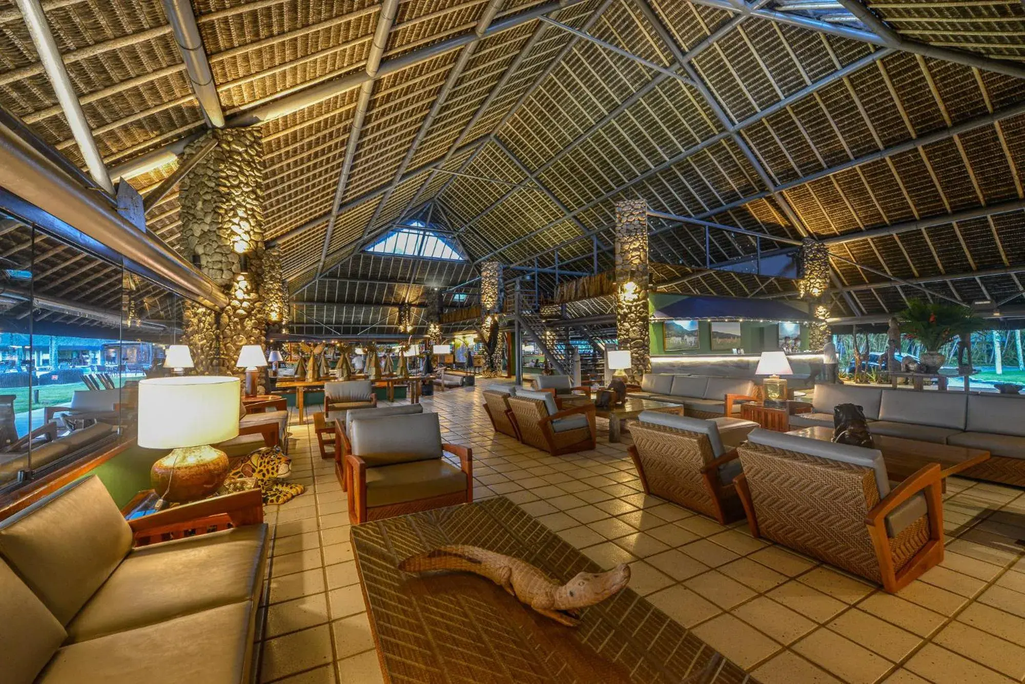 Seating area in Hotel Portobello Resort & Safari